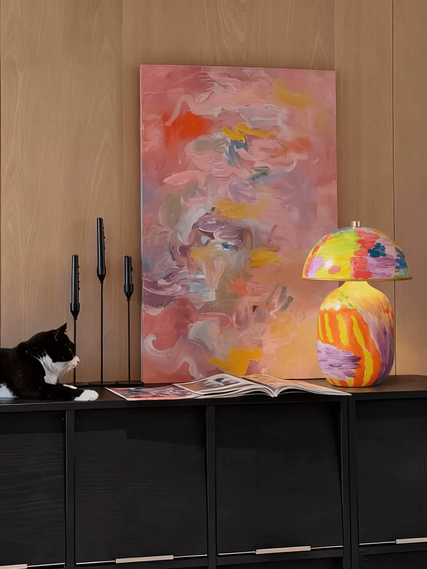 Abstract Modern Ceramic Table Light