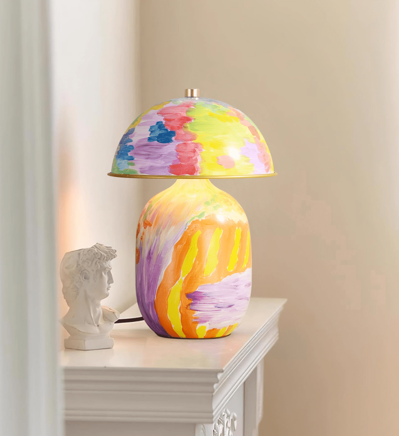 Abstract Modern Ceramic Table Light