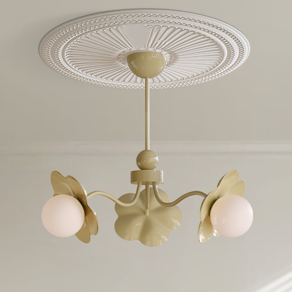 Chandelier Flower Shape Modern Bedroom - Letslighting