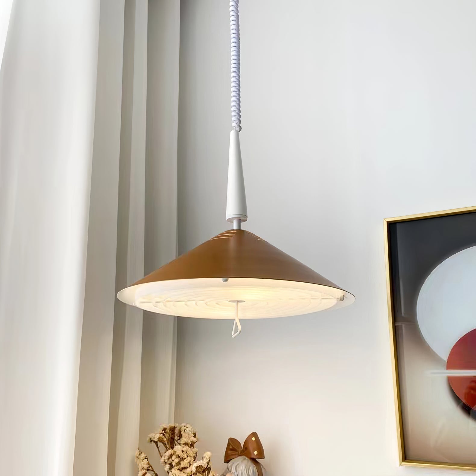 Pendant Light Cone Shape Vintage Dining Room - Letslighting