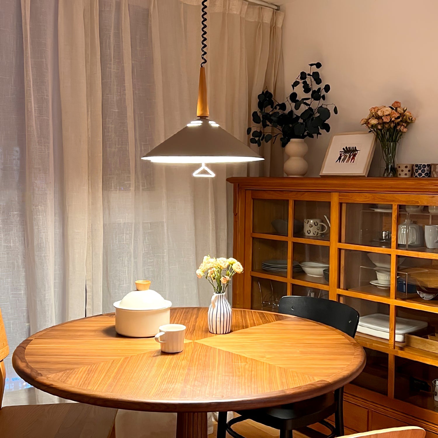 Pendant Light Cone Shape Vintage Dining Room - Letslighting