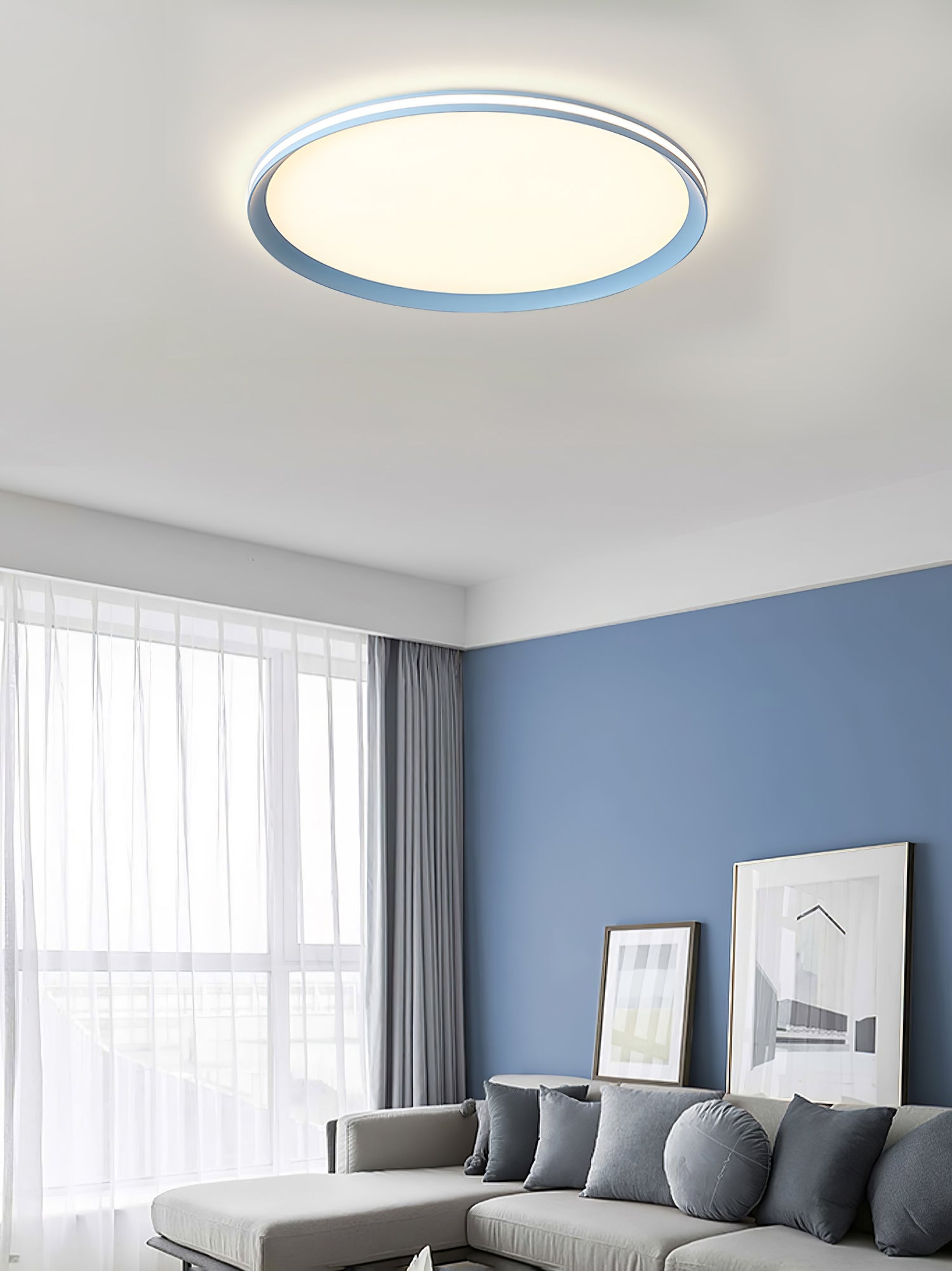 Avtheira Modern Minimalist Circular LED Ceiling Light - Letslighting