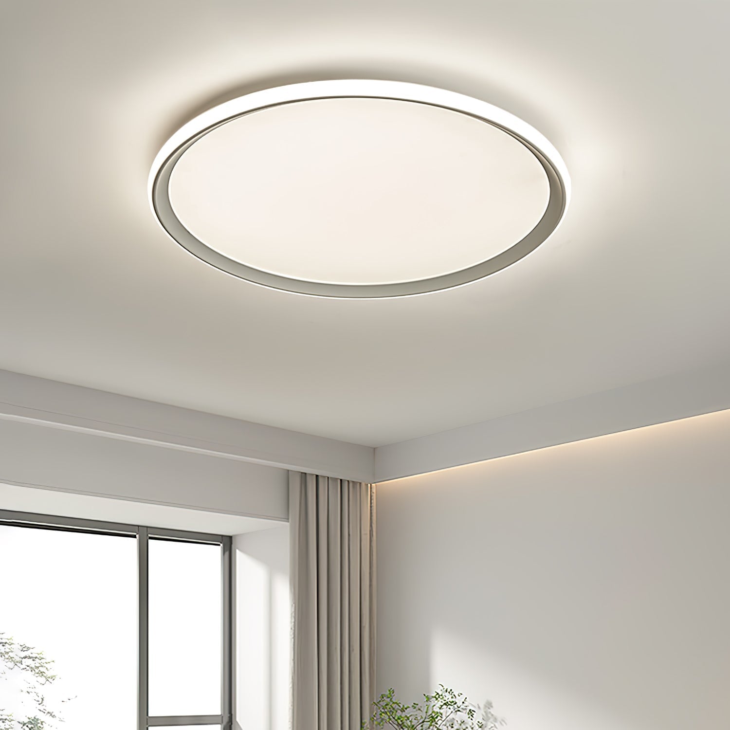 Avtheira Modern Minimalist Circular LED Ceiling Light - Letslighting