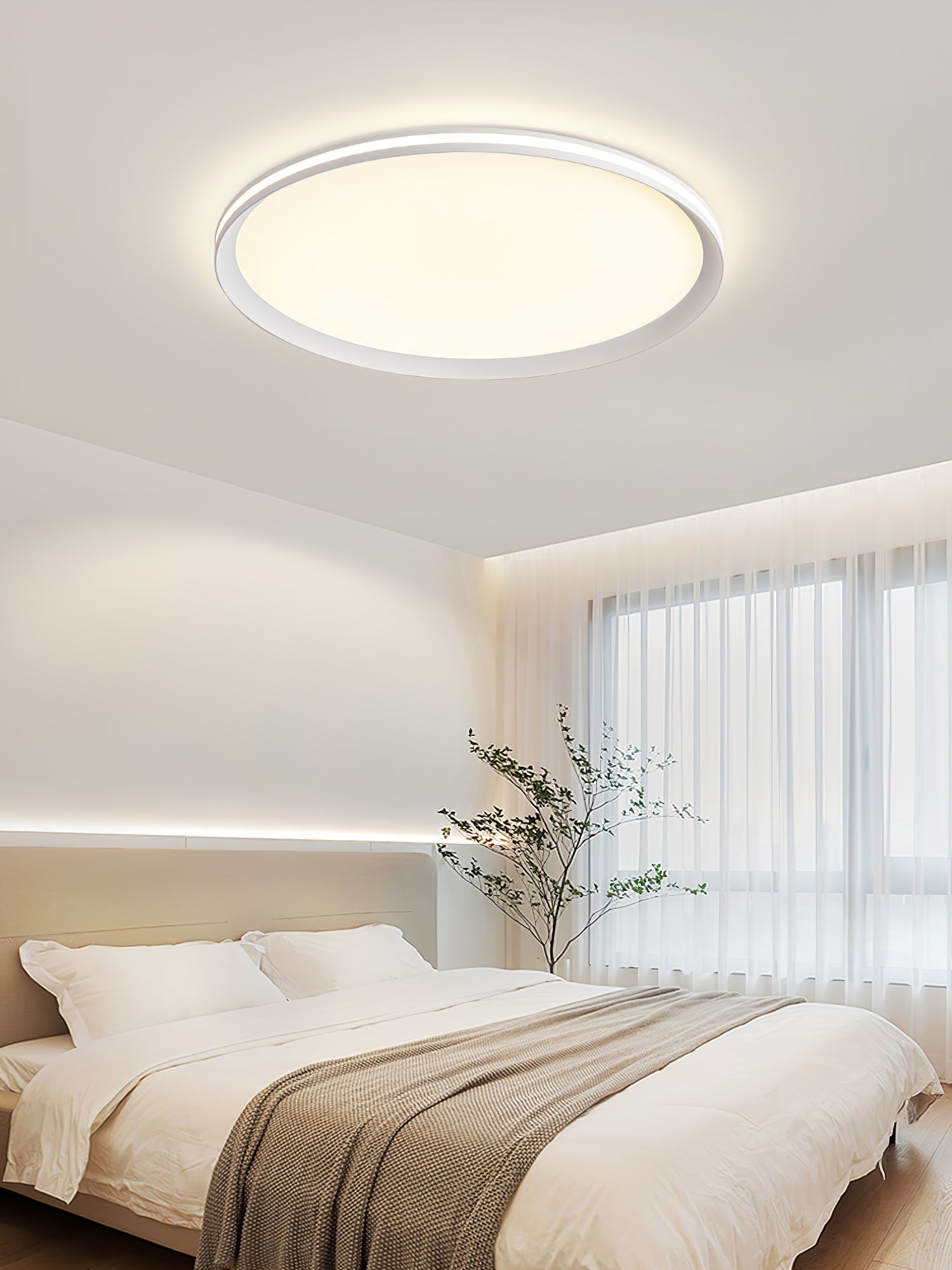 Avtheira Modern Minimalist Circular LED Ceiling Light - Letslighting