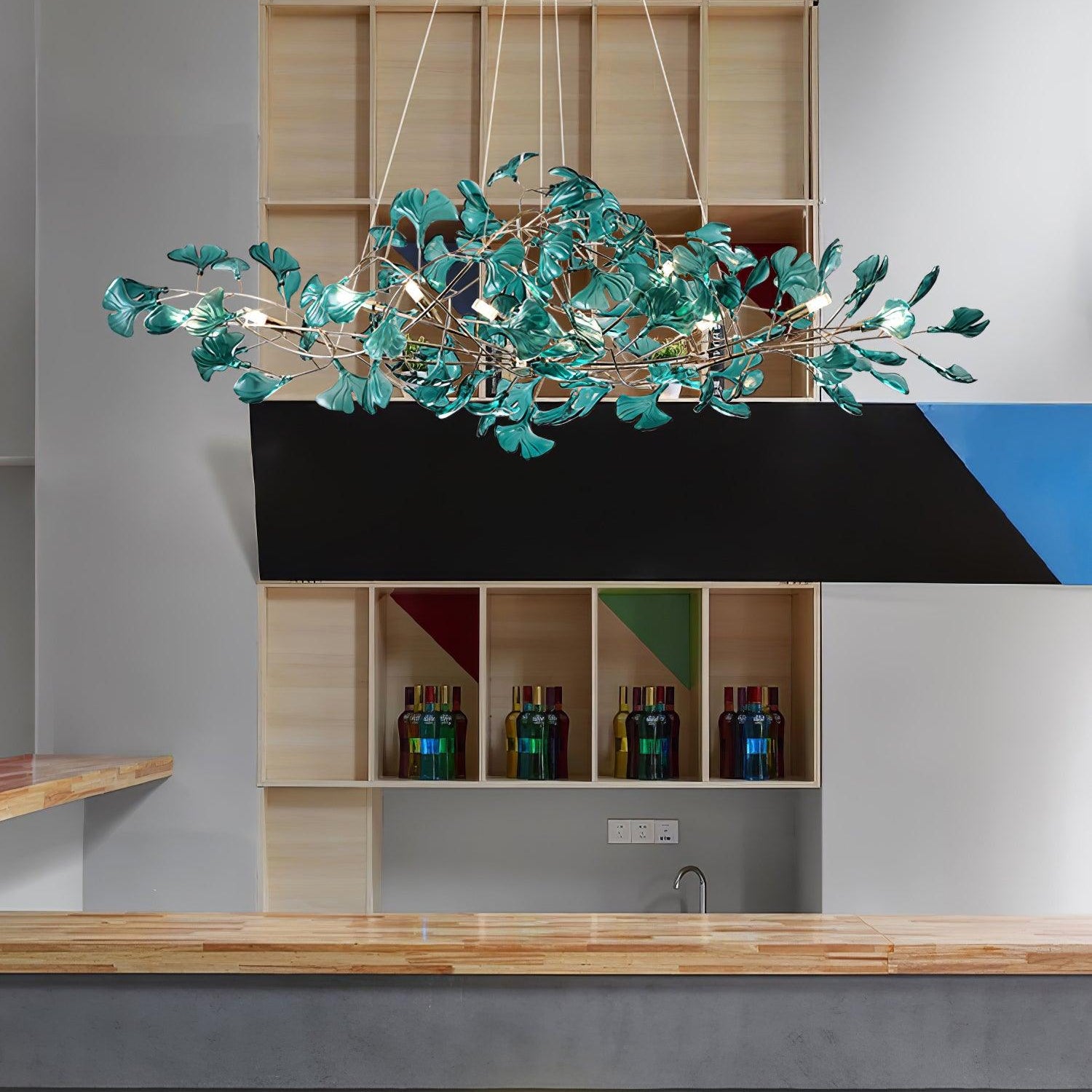 Eurvinen Luxury Ginkgo Leaf Chandelier - Letslighting
