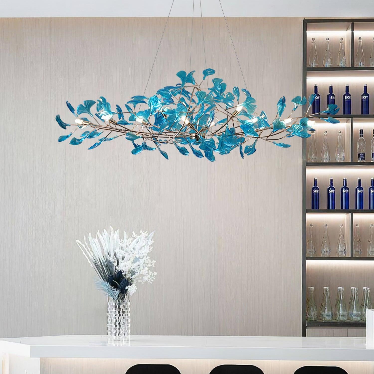 Olivia Ginkgo Acrylic Chandeliers - Letslighting