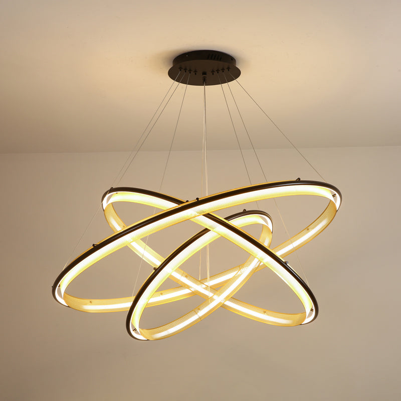Erveliel Modern Minimalist LED Round Chandelier - Letslighting