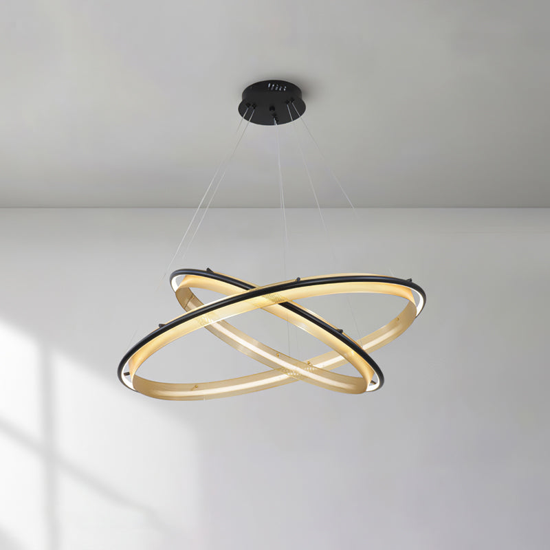 Erveliel Modern Minimalist LED Round Chandelier - Letslighting