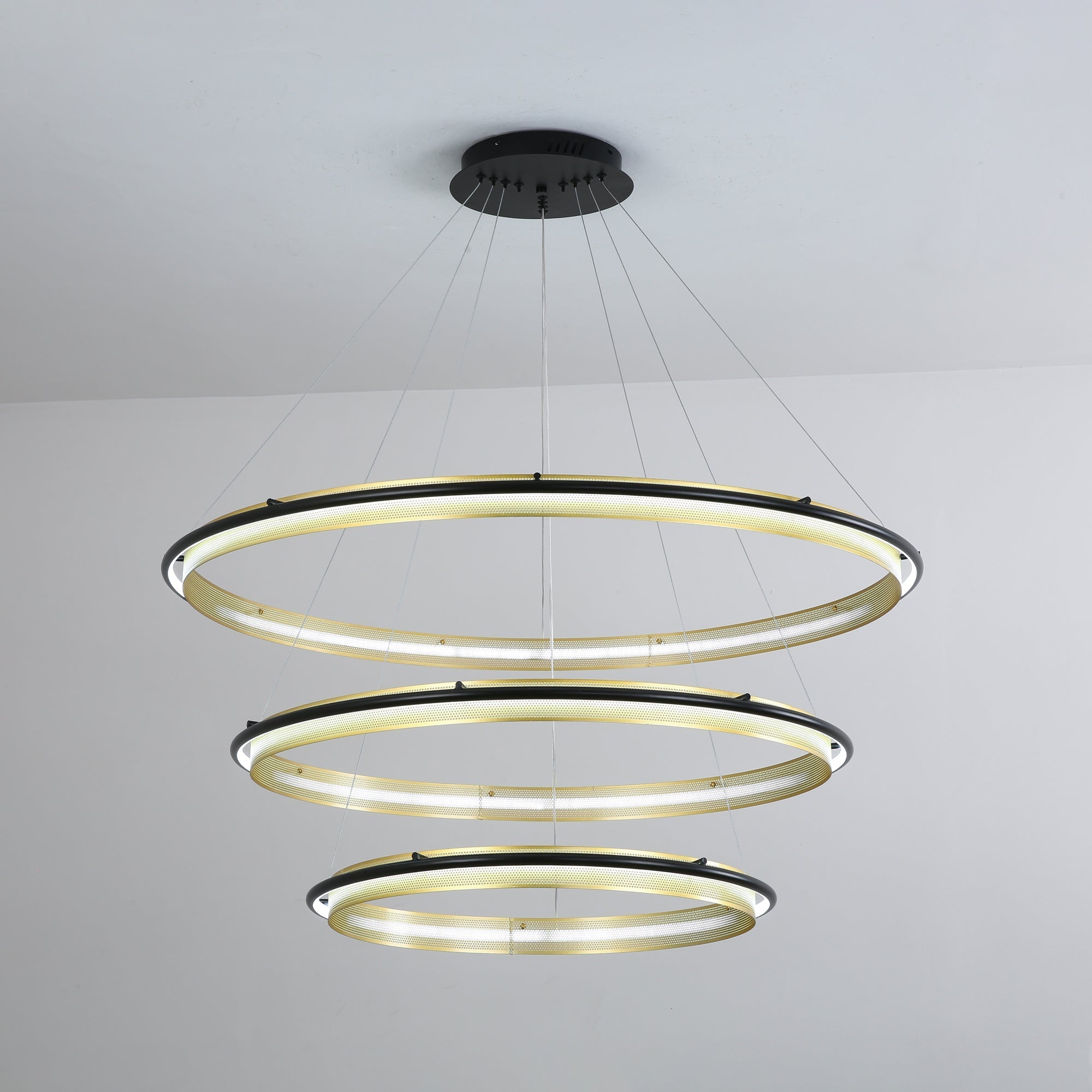 Erveliel Modern Minimalist LED Round Chandelier - Letslighting
