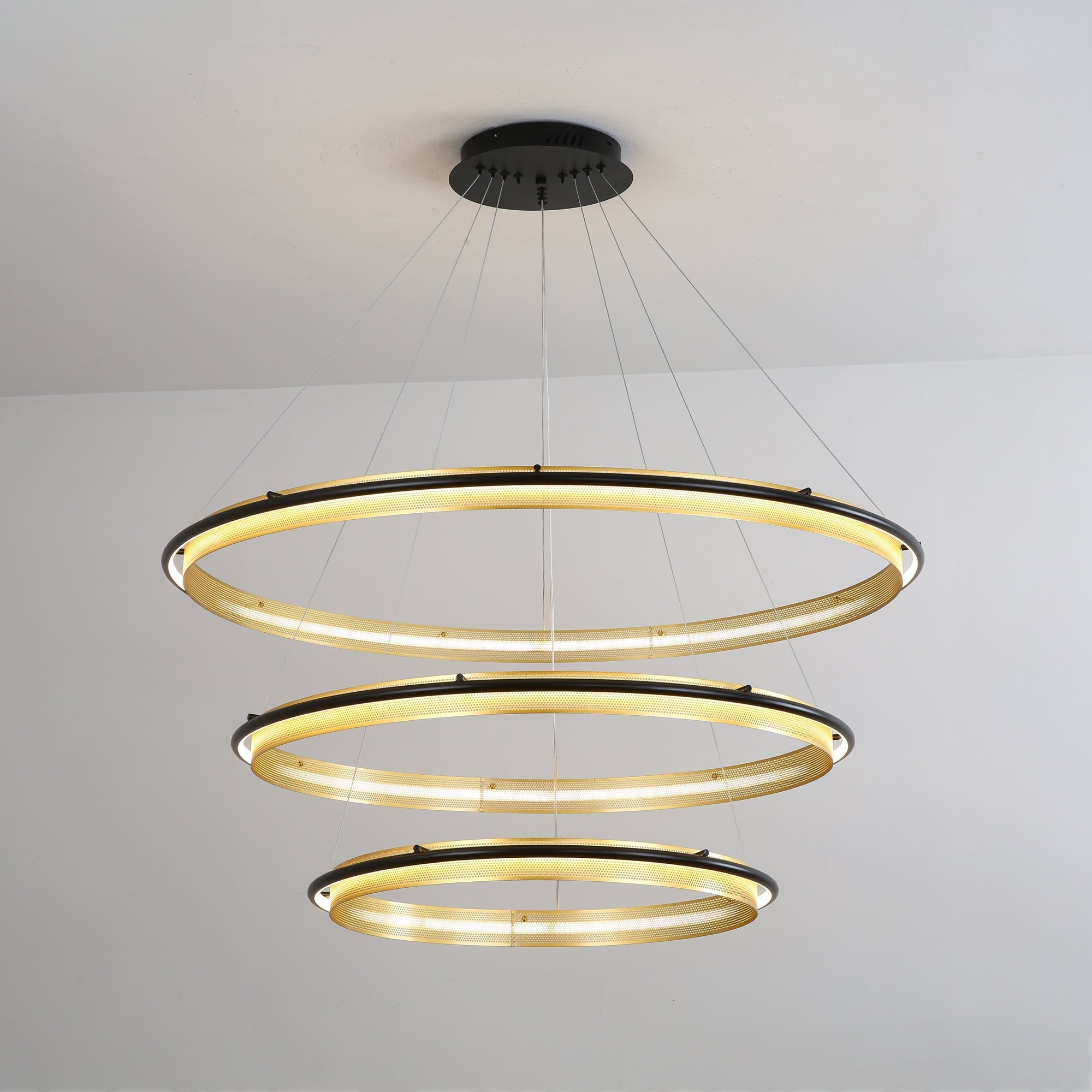 Erveliel Modern Minimalist LED Round Chandelier - Letslighting