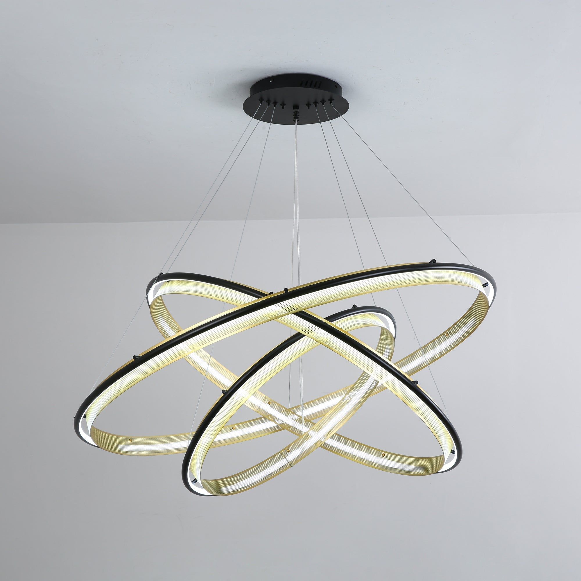 Erveliel Modern Minimalist LED Round Chandelier - Letslighting