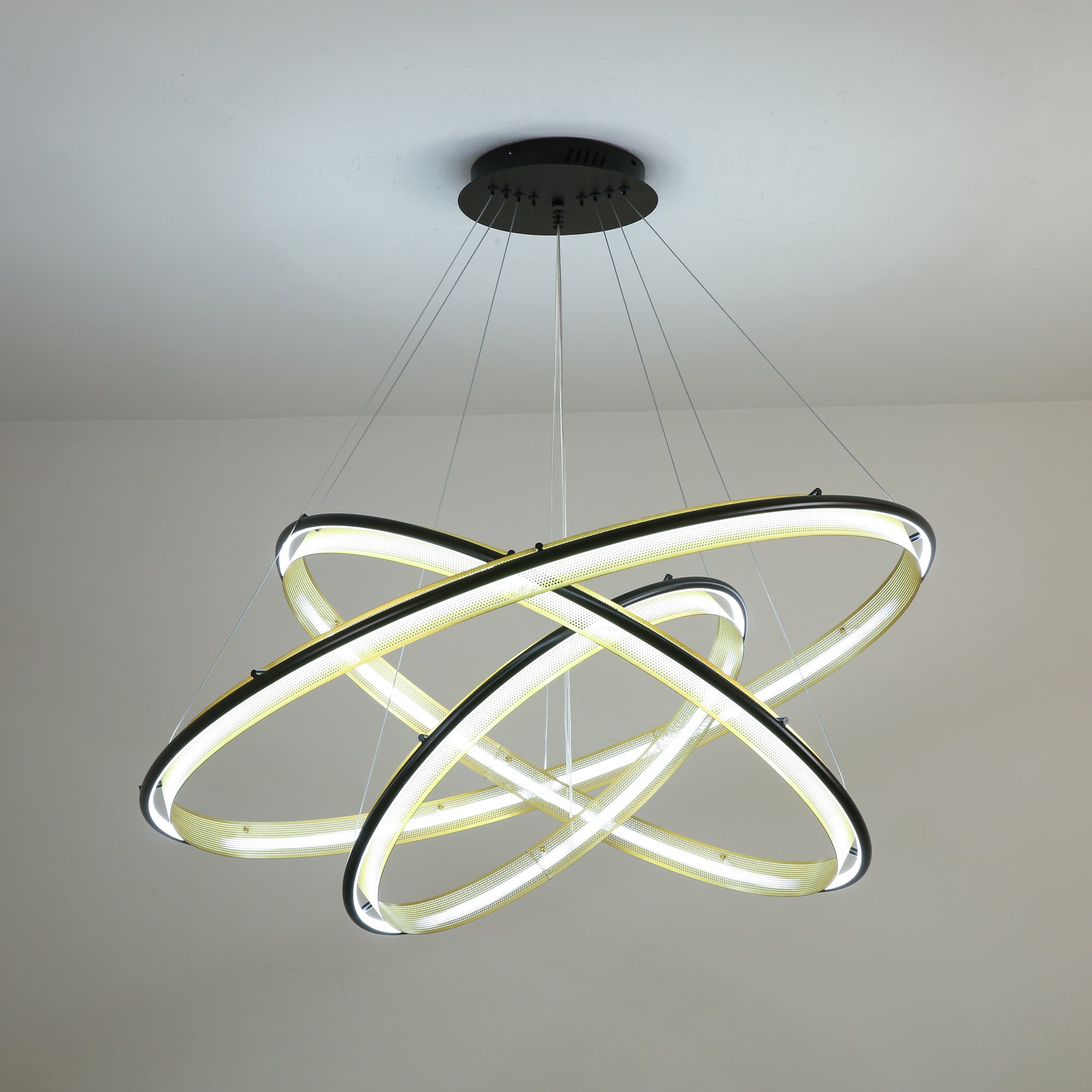 Erveliel Modern Minimalist LED Round Chandelier - Letslighting