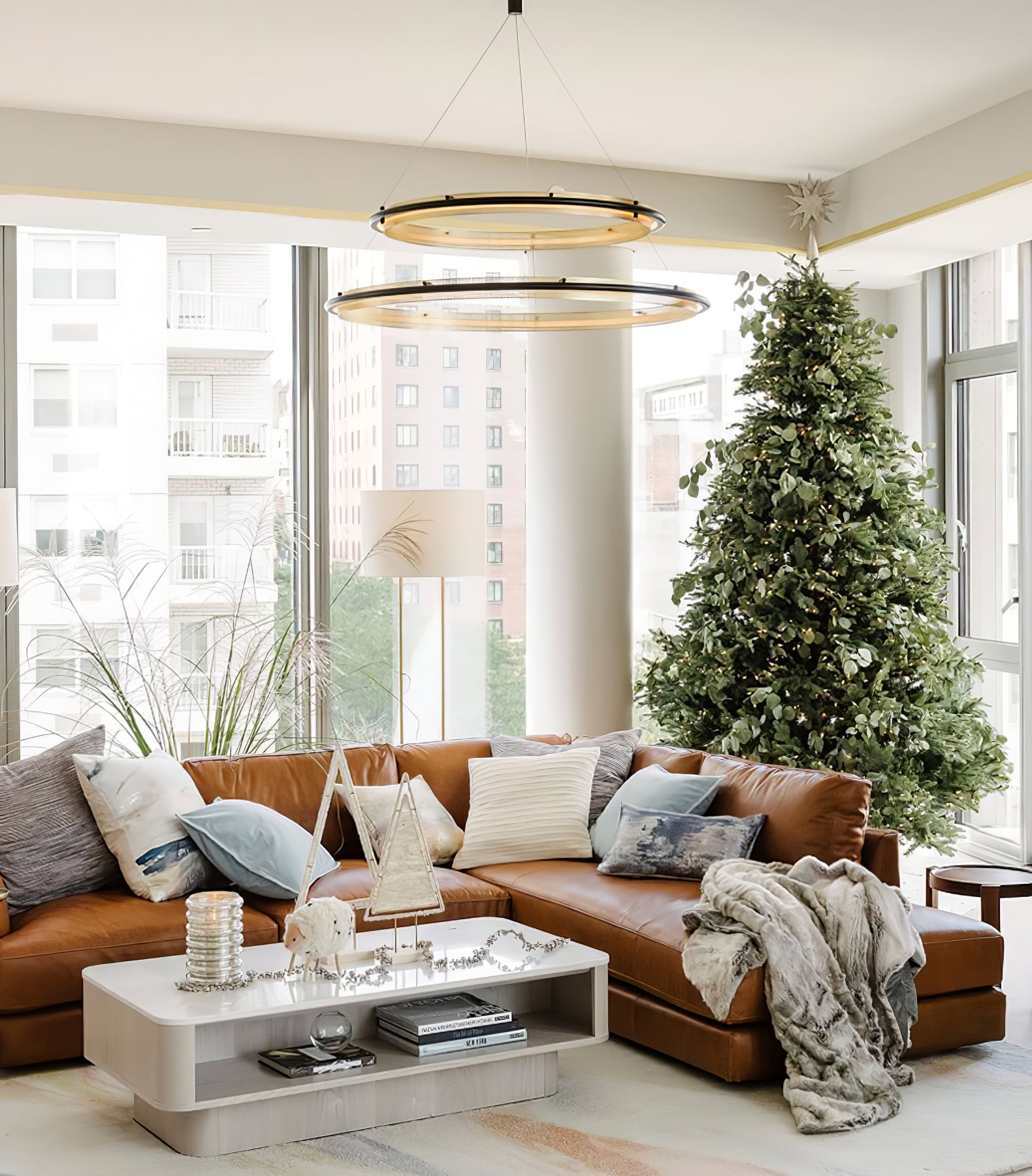 Erveliel Modern Minimalist LED Round Chandelier - Letslighting