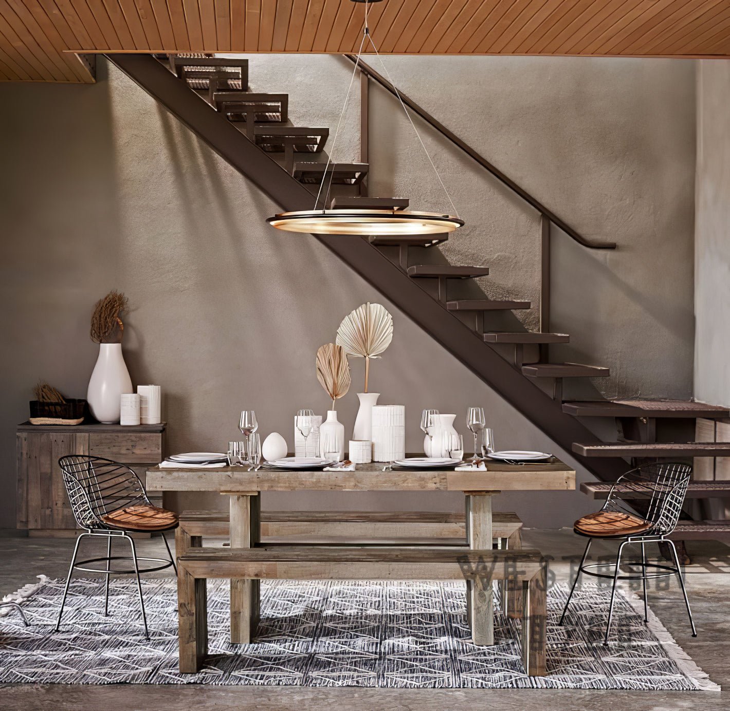 Erveliel Modern Minimalist LED Round Chandelier - Letslighting