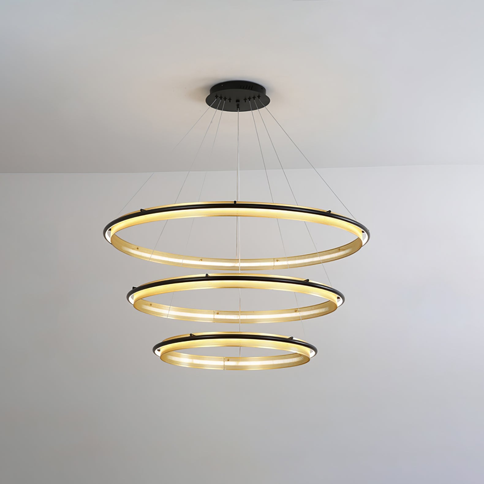 Erveliel Modern Minimalist LED Round Chandelier - Letslighting