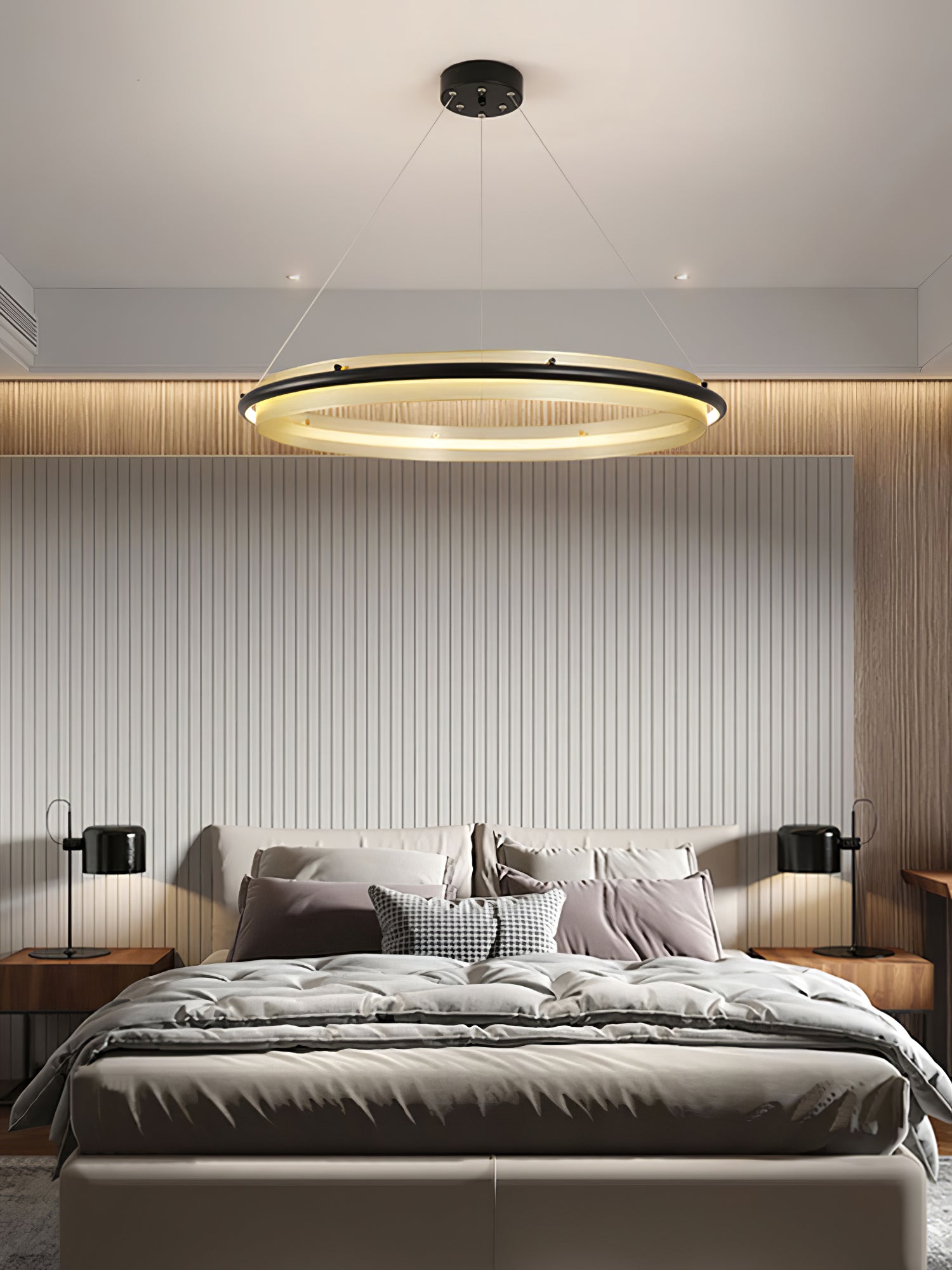 Erveliel Modern Minimalist LED Round Chandelier - Letslighting