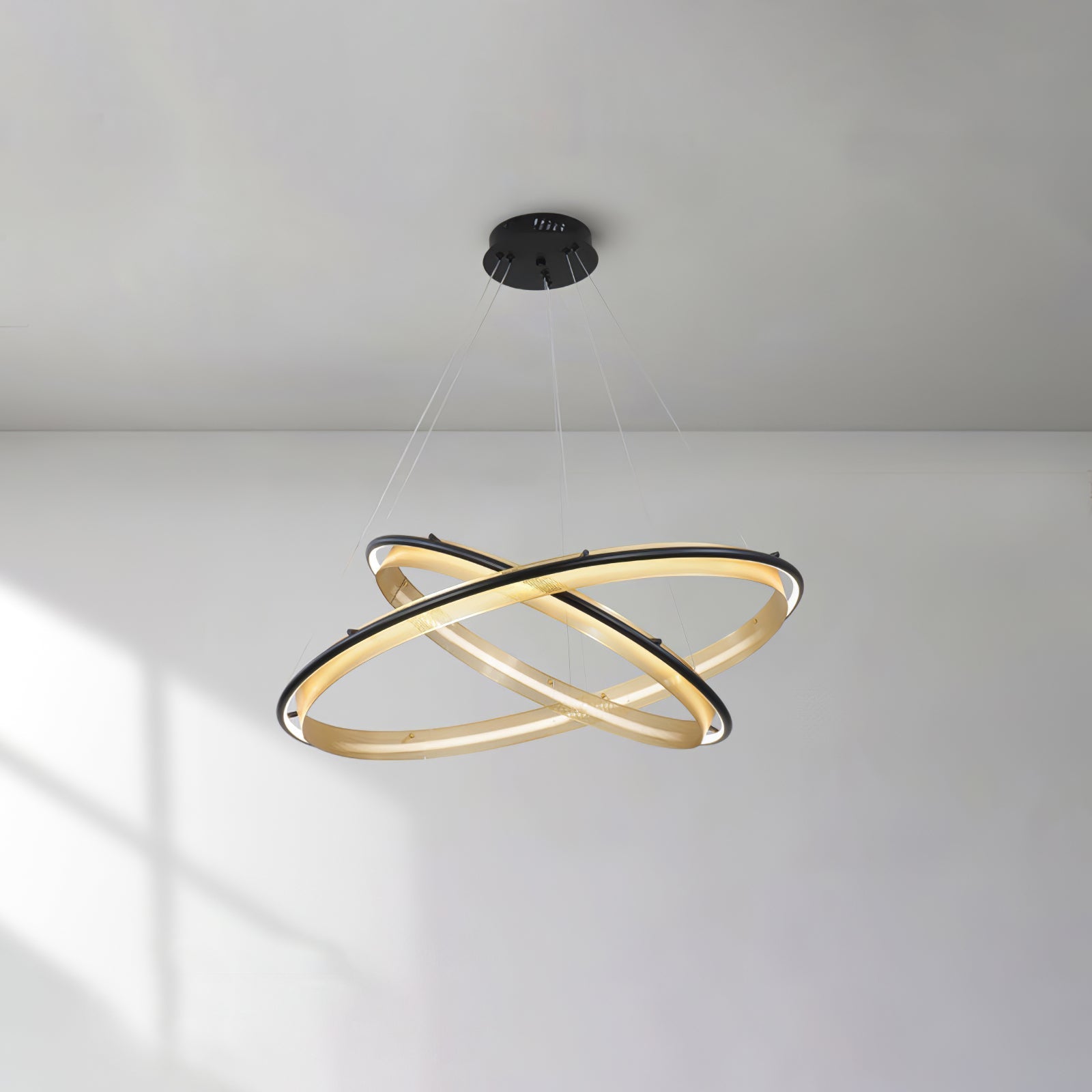 Erveliel Modern Minimalist LED Round Chandelier - Letslighting