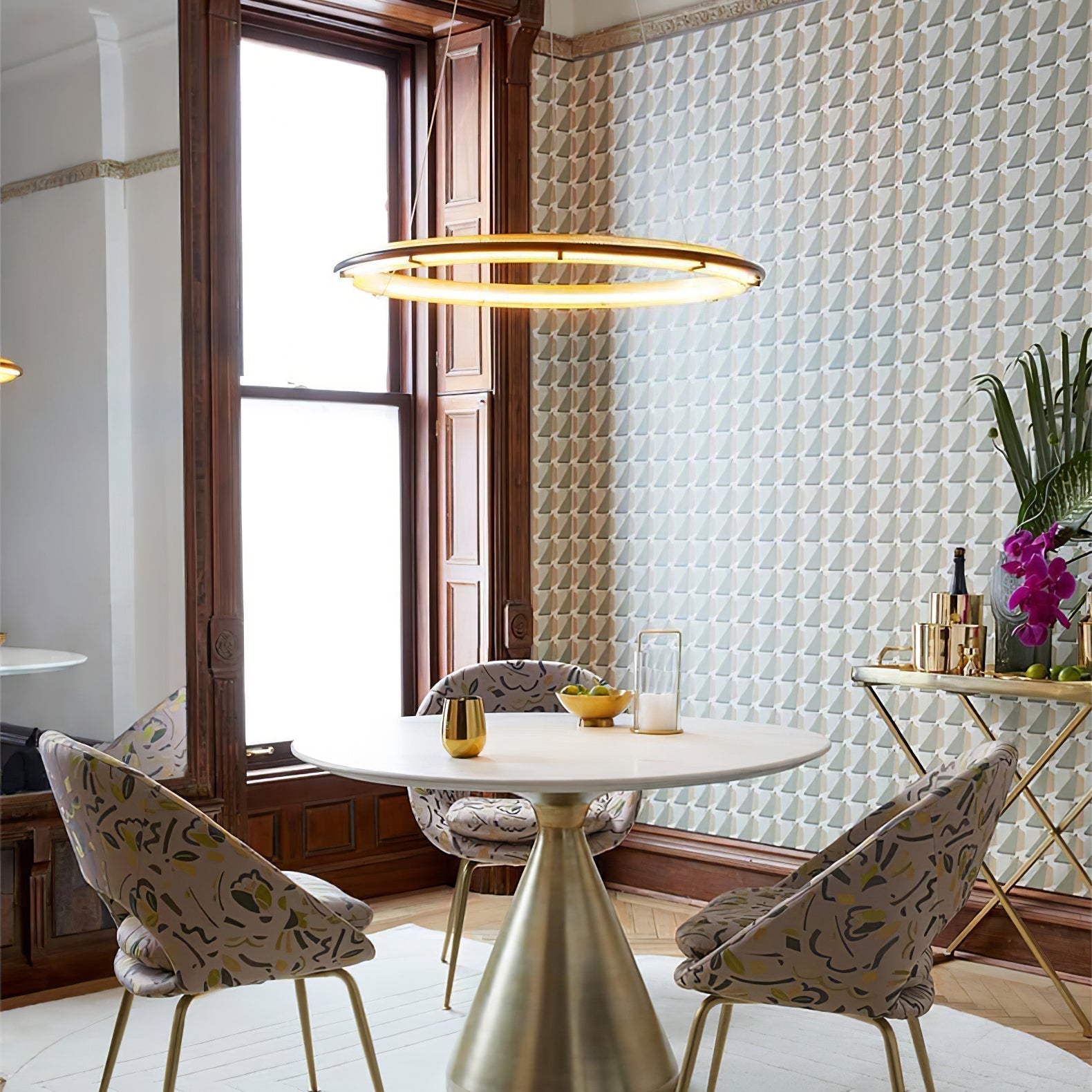 Erveliel Modern Minimalist LED Round Chandelier - Letslighting