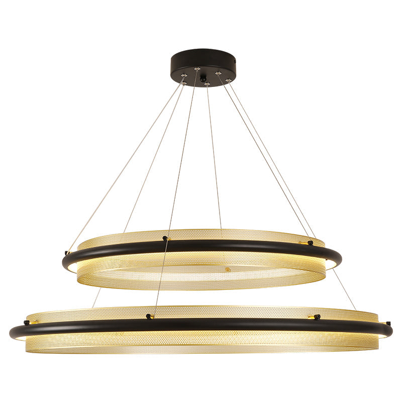 Erveliel Modern Minimalist LED Round Chandelier - Letslighting
