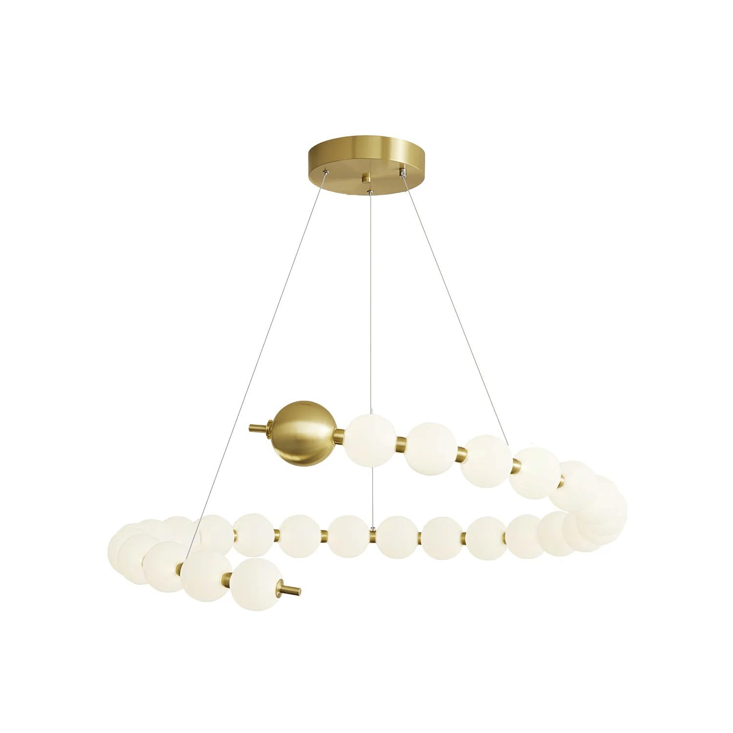 Cetalan Elegance Art Pearls Plastic Chandelier - Letslighting