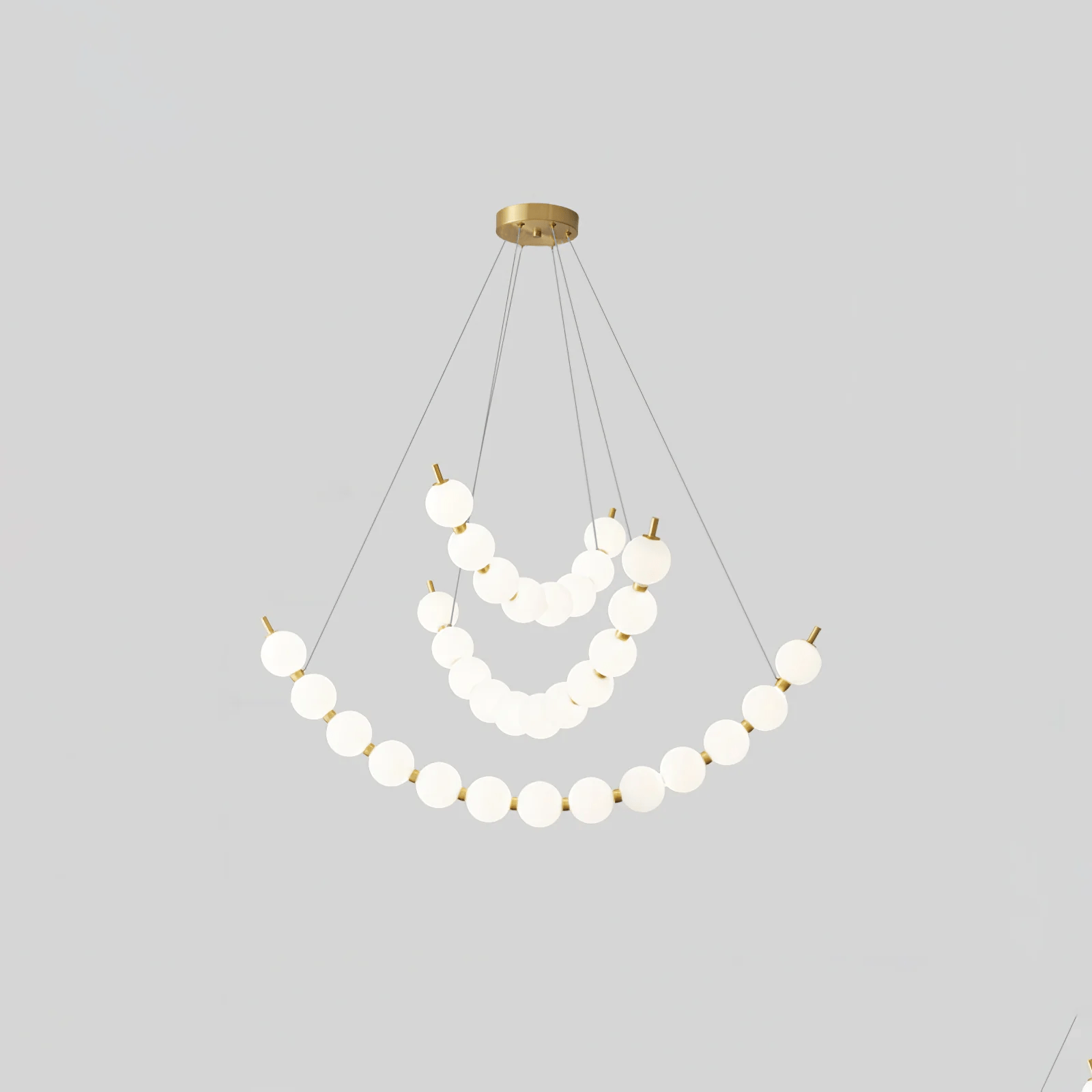 Cetalan Elegance Art Pearls Plastic Chandelier - Letslighting