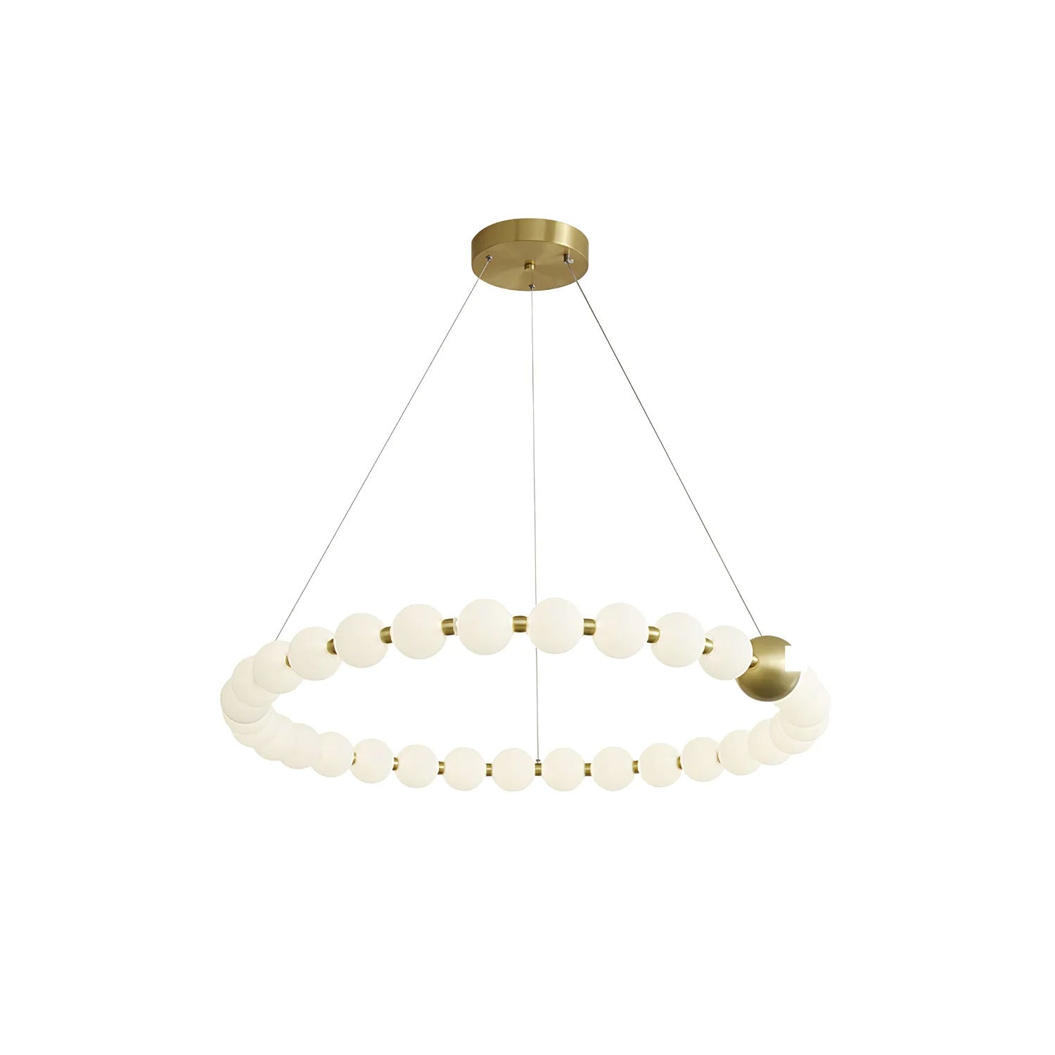 Cetalan Elegance Art Pearls Plastic Chandelier - Letslighting