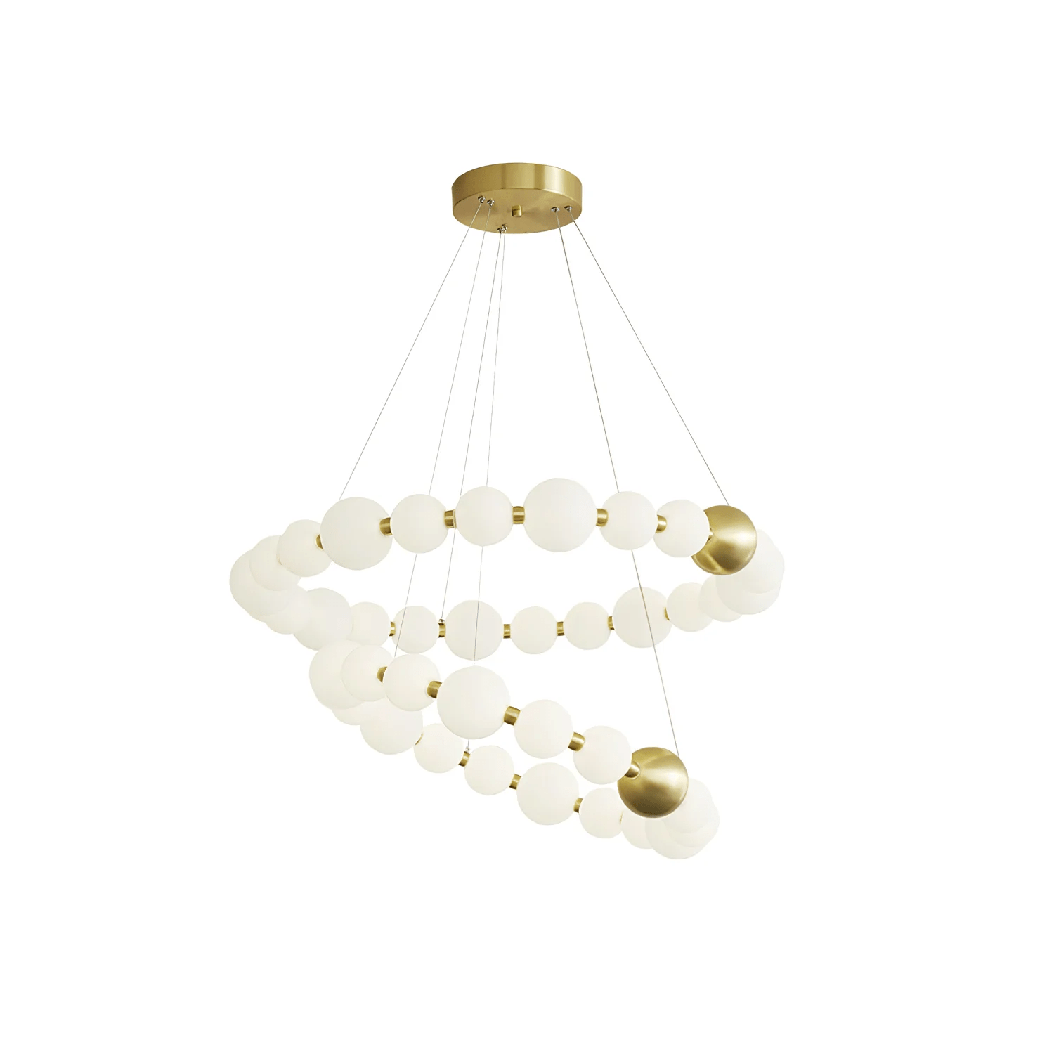 Cetalan Elegance Art Pearls Plastic Chandelier - Letslighting