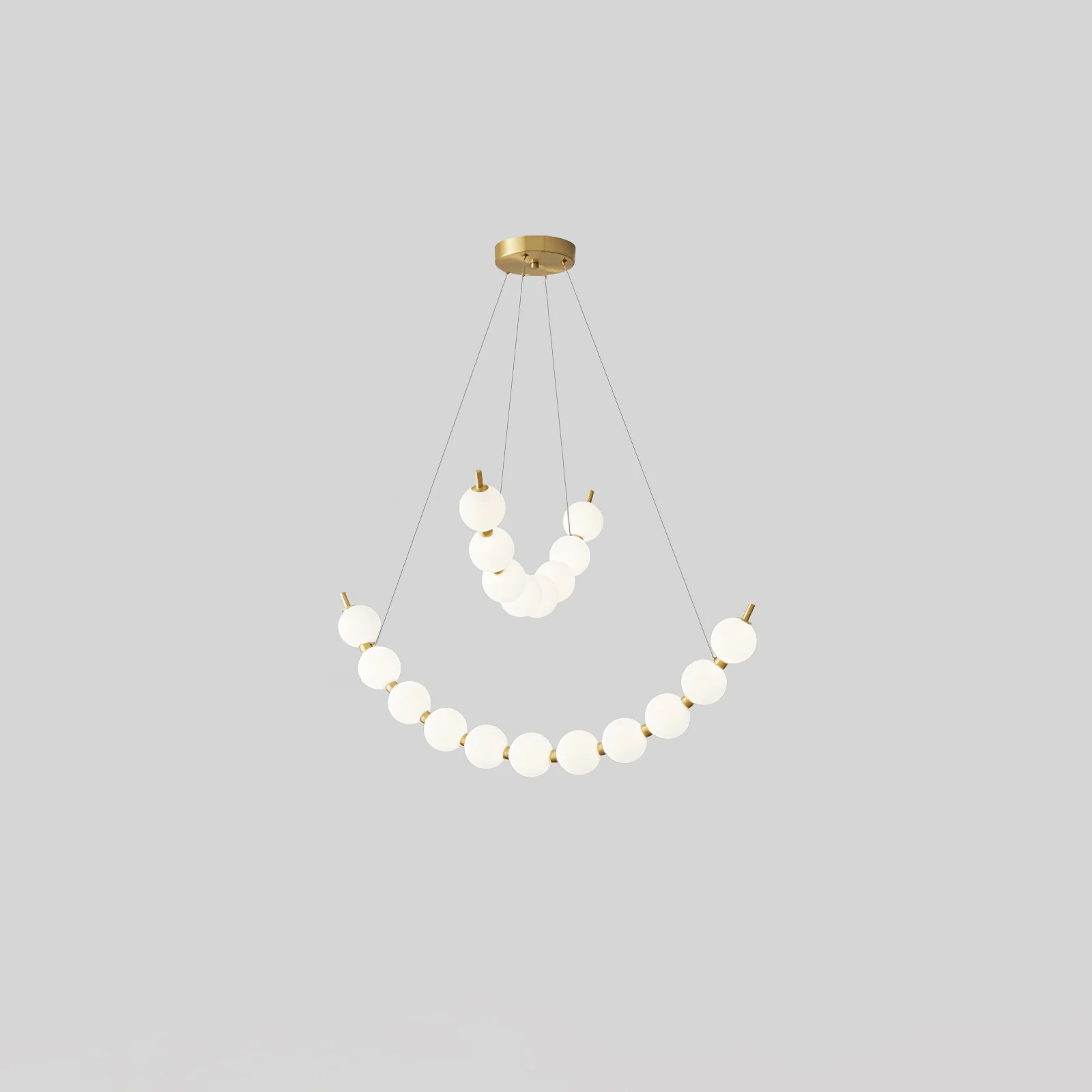Cetalan Elegance Art Pearls Plastic Chandelier - Letslighting