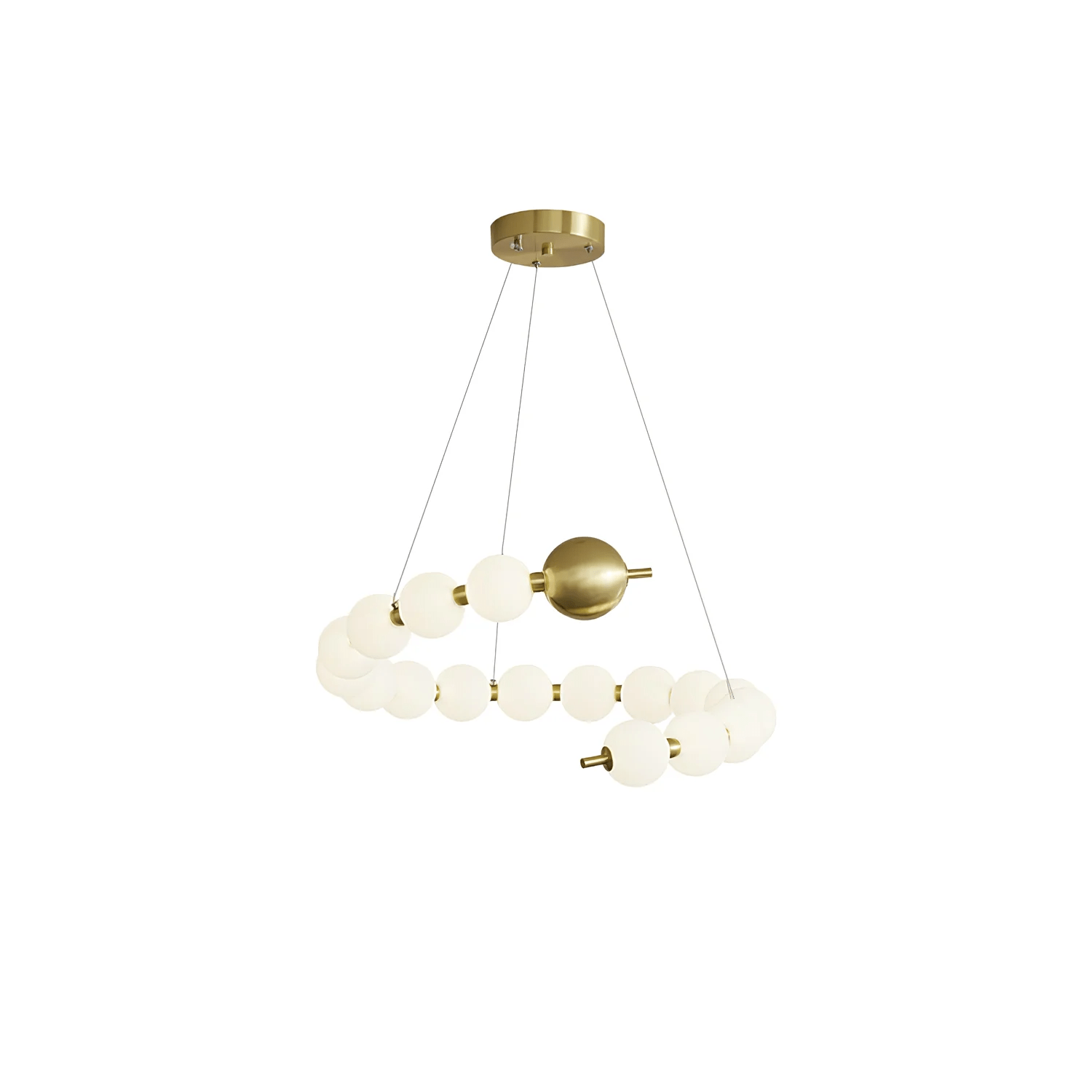 Cetalan Elegance Art Pearls Plastic Chandelier - Letslighting