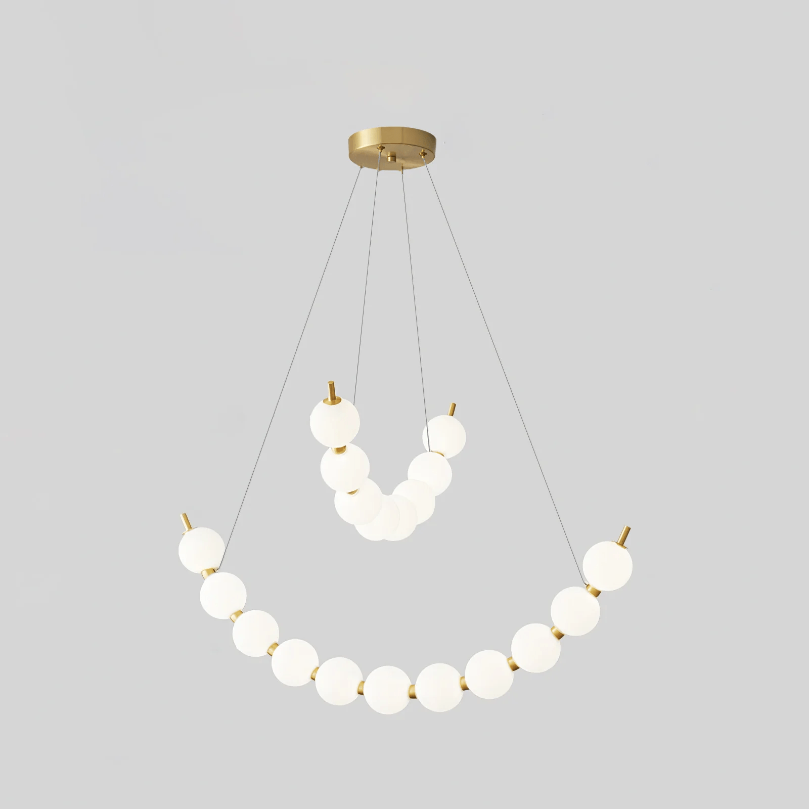 Cetalan Elegance Art Pearls Plastic Chandelier - Letslighting