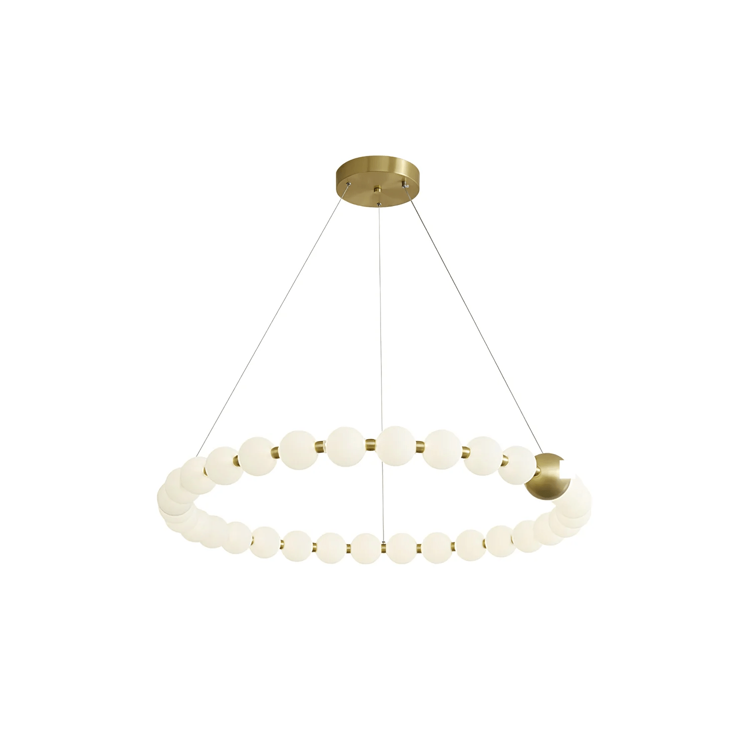 Cetalan Elegance Art Pearls Plastic Chandelier - Letslighting