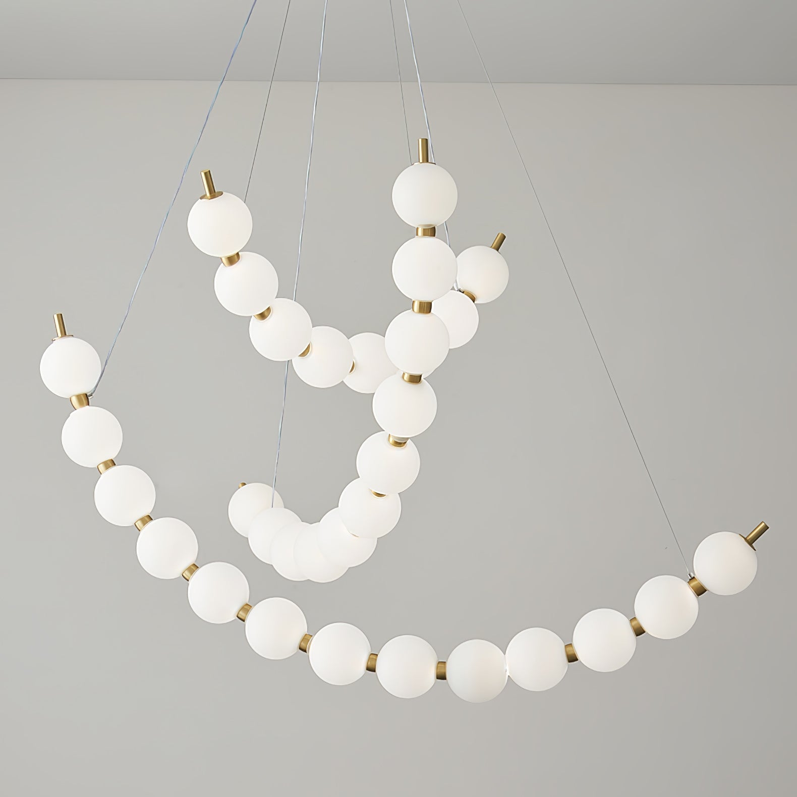 Cetalan Elegance Art Pearls Plastic Chandelier - Letslighting