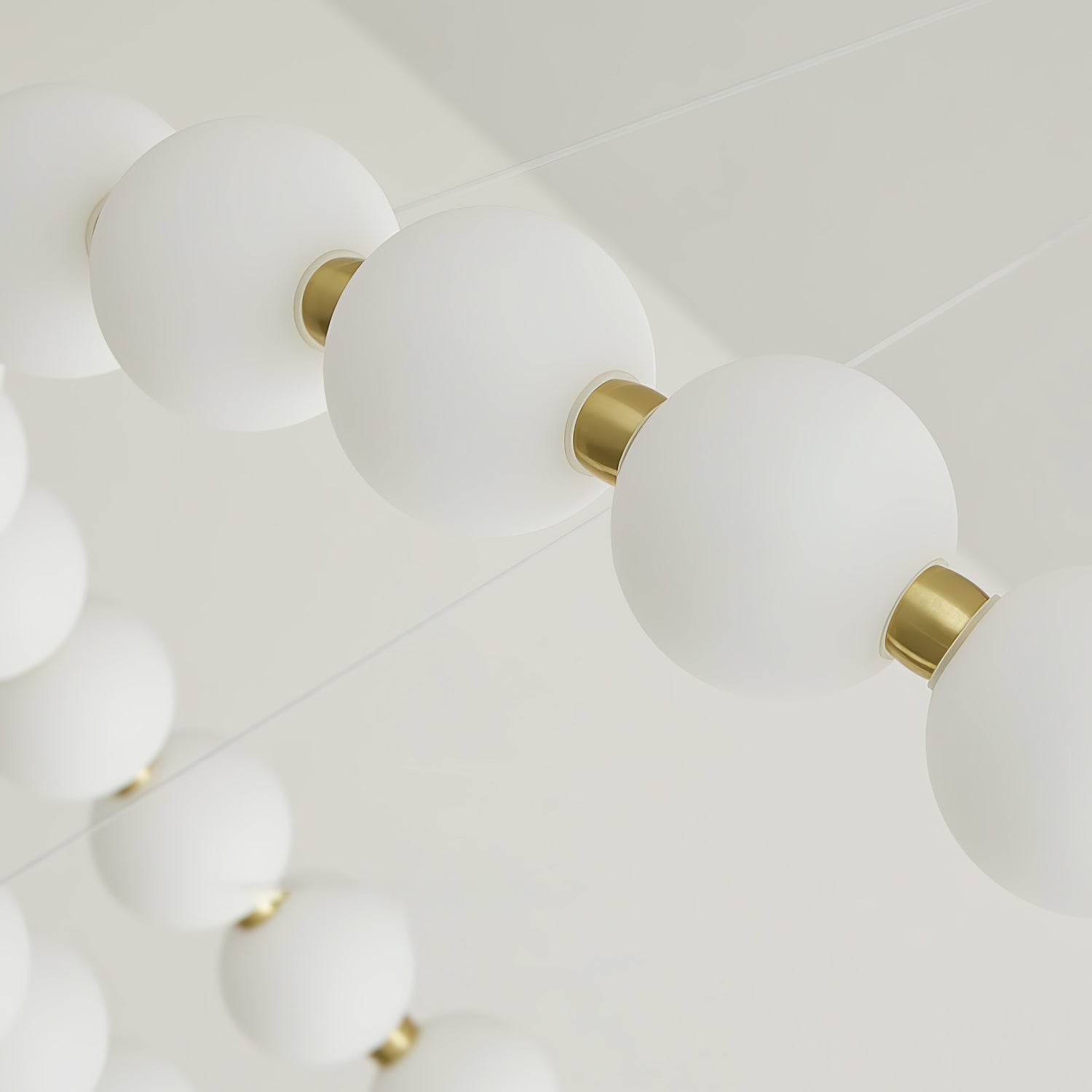 Cetalan Elegance Art Pearls Plastic Chandelier - Letslighting
