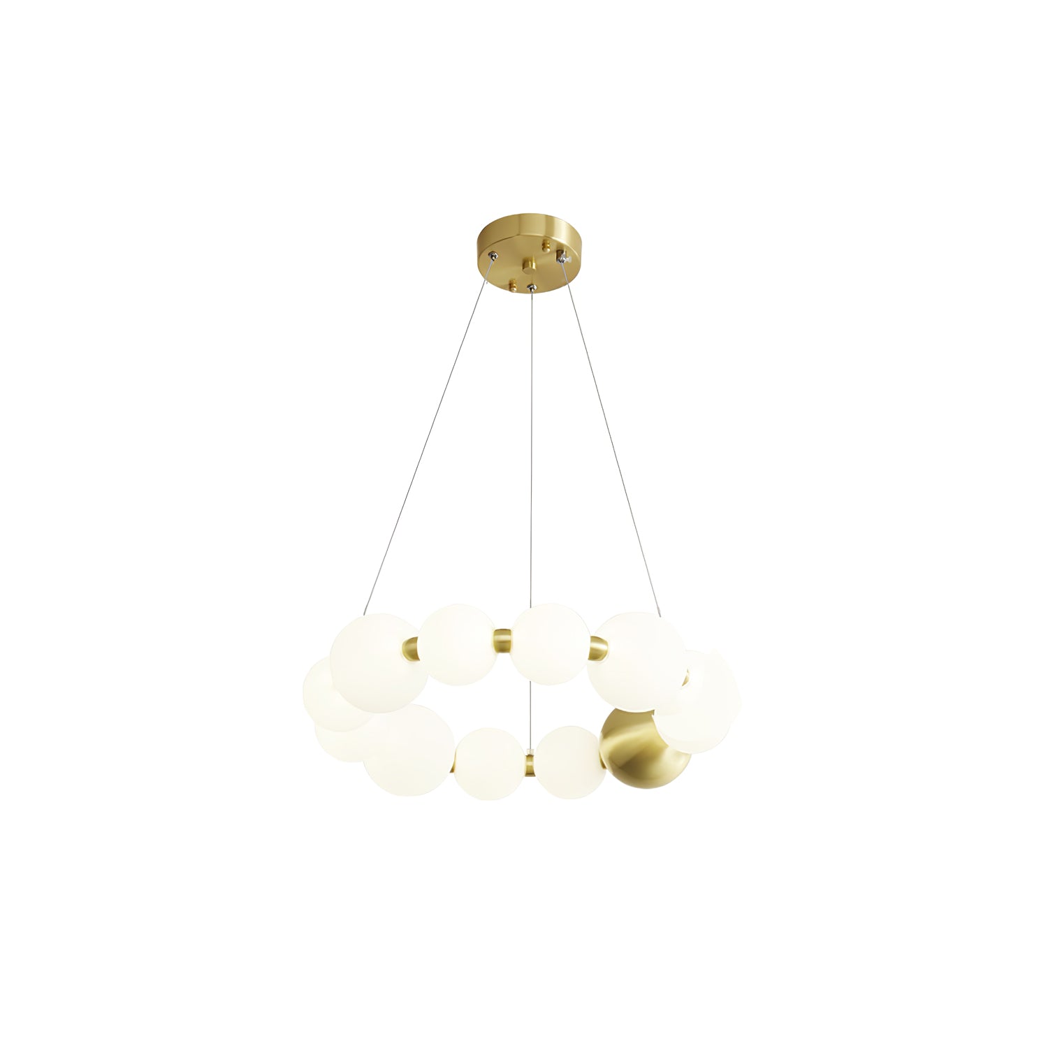 Cetalan Elegance Art Pearls Plastic Chandelier - Letslighting