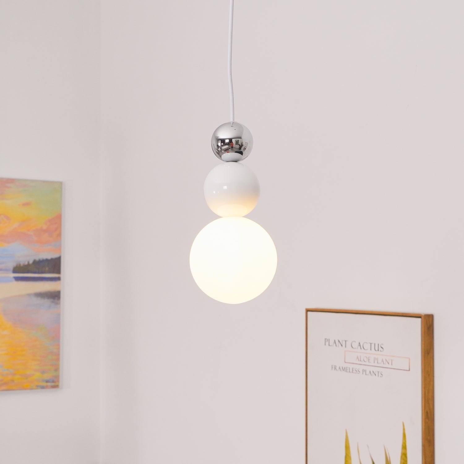 Orbis Acrylic Three Ball Pendant Lamp - Letslighting