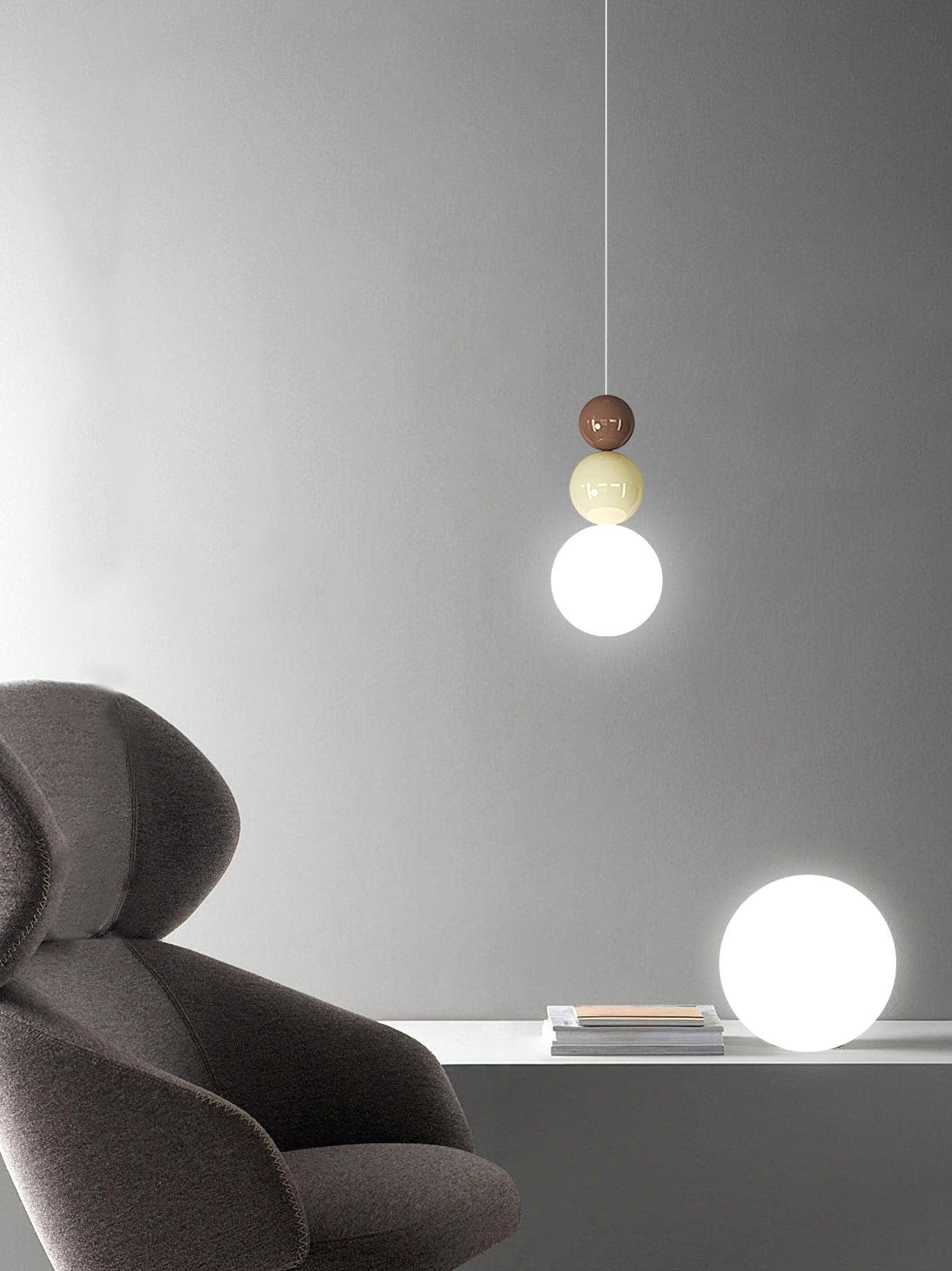 Orbis Acrylic Three Ball Pendant Lamp - Letslighting