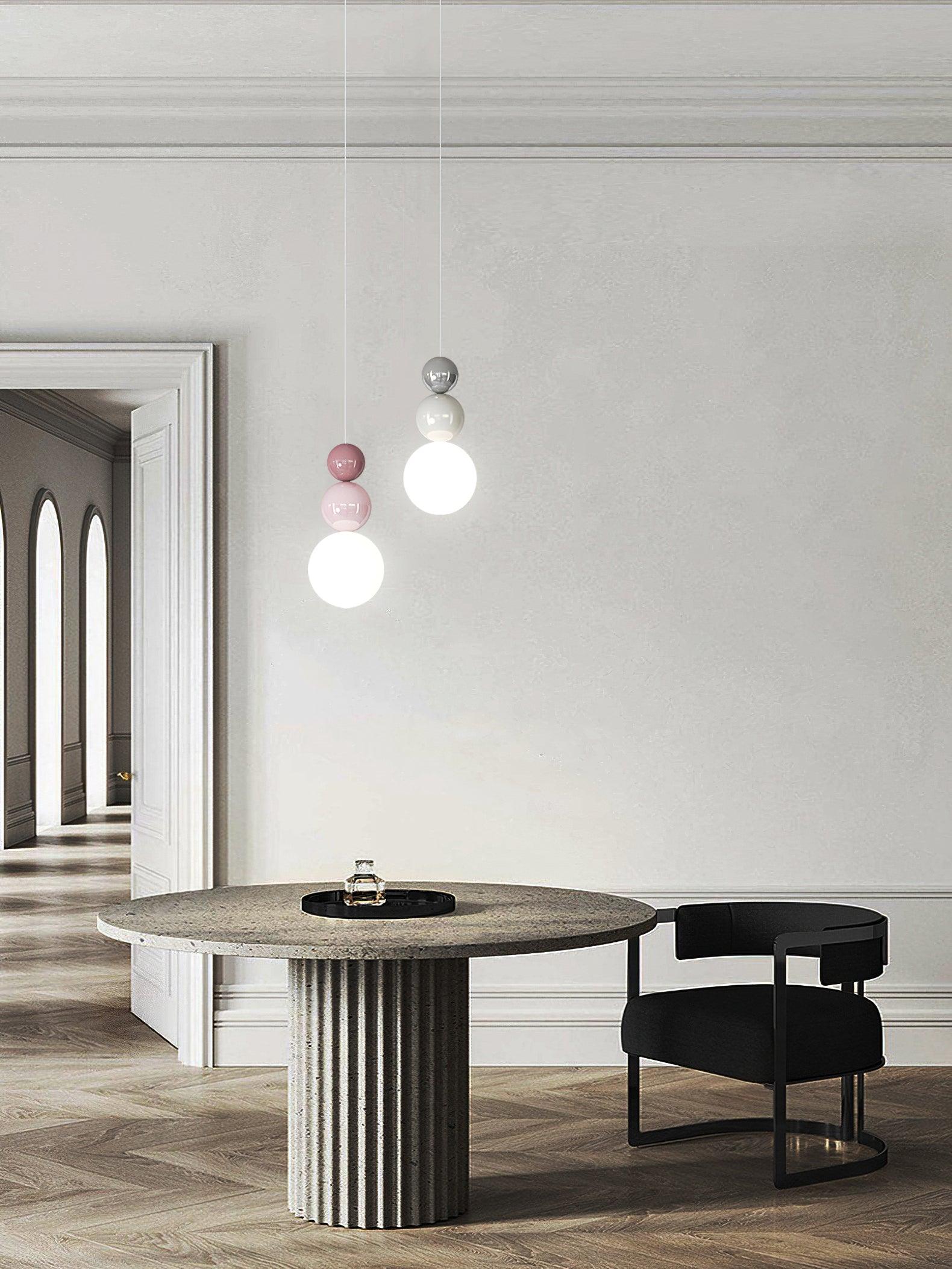 Orbis Acrylic Three Ball Pendant Lamp - Letslighting
