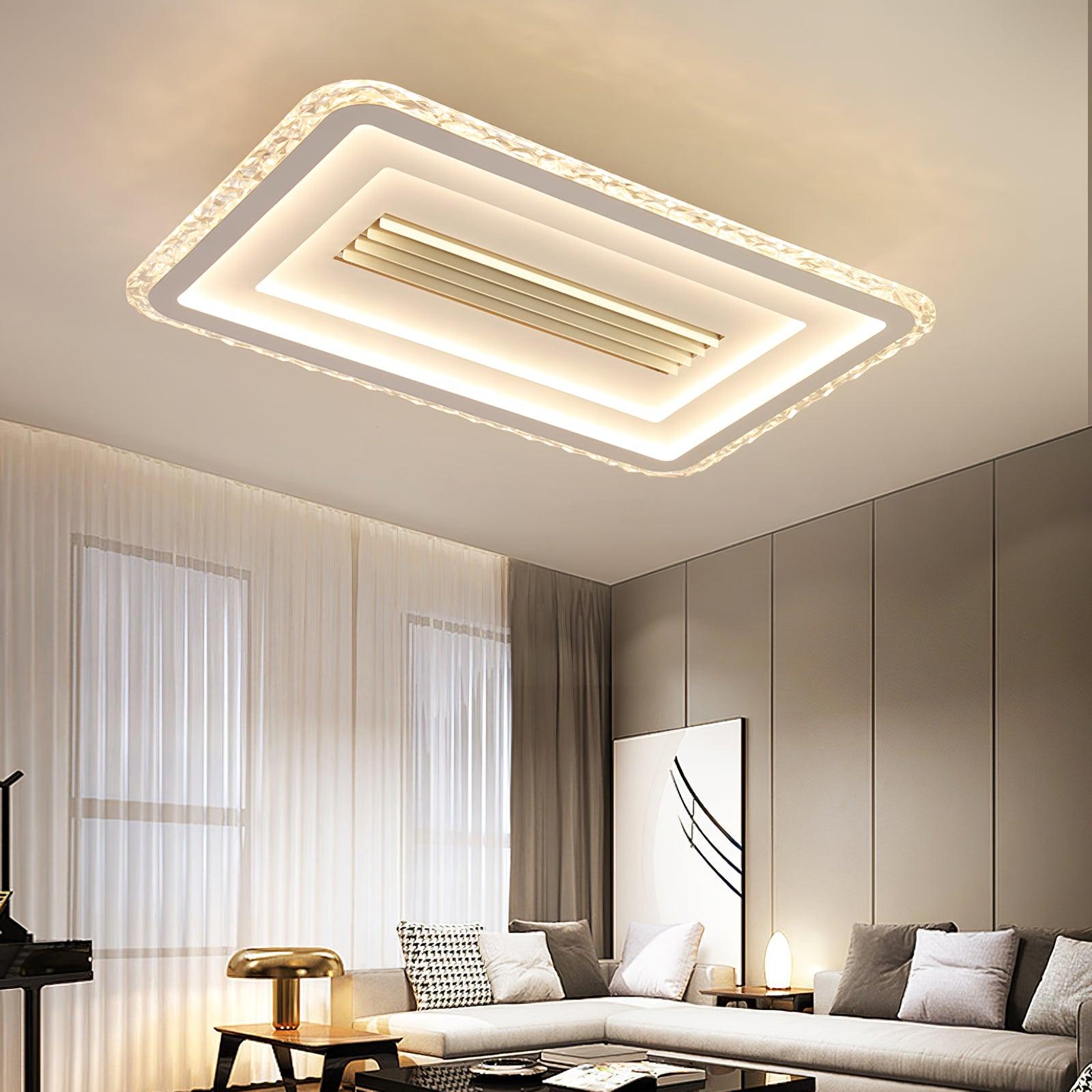 Ulthaara Modern Minimalist Ultrathin Rectangle Ceiling Lamp - Letslighting