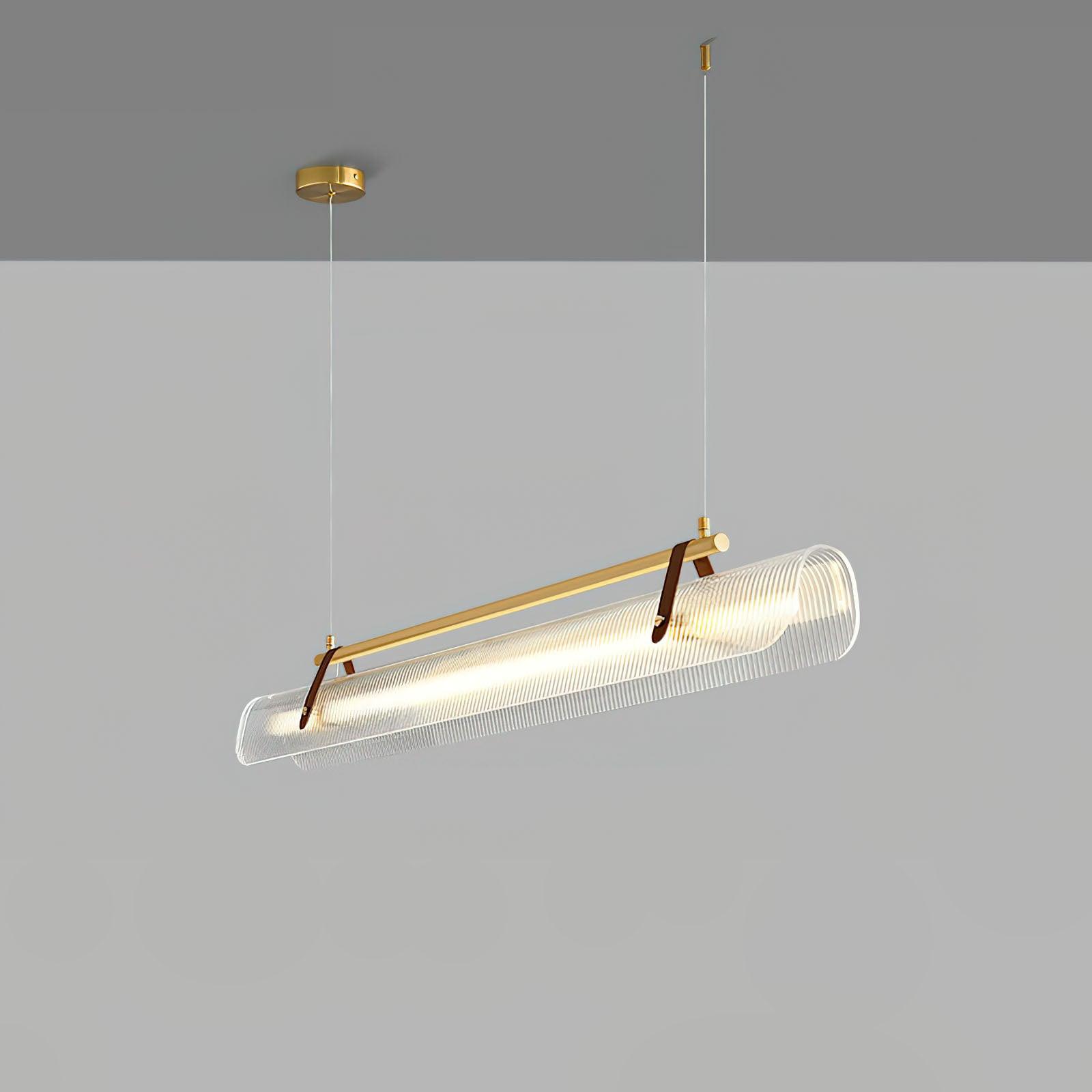 Lustra Pendant Lamp Acrylic Linear Modern for Dining Room - Letslighting