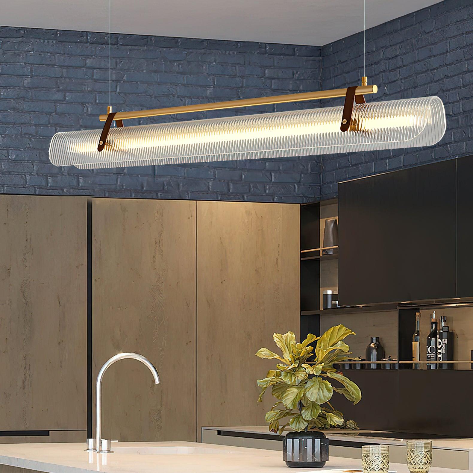 Lustra Pendant Lamp Acrylic Linear Modern for Dining Room - Letslighting