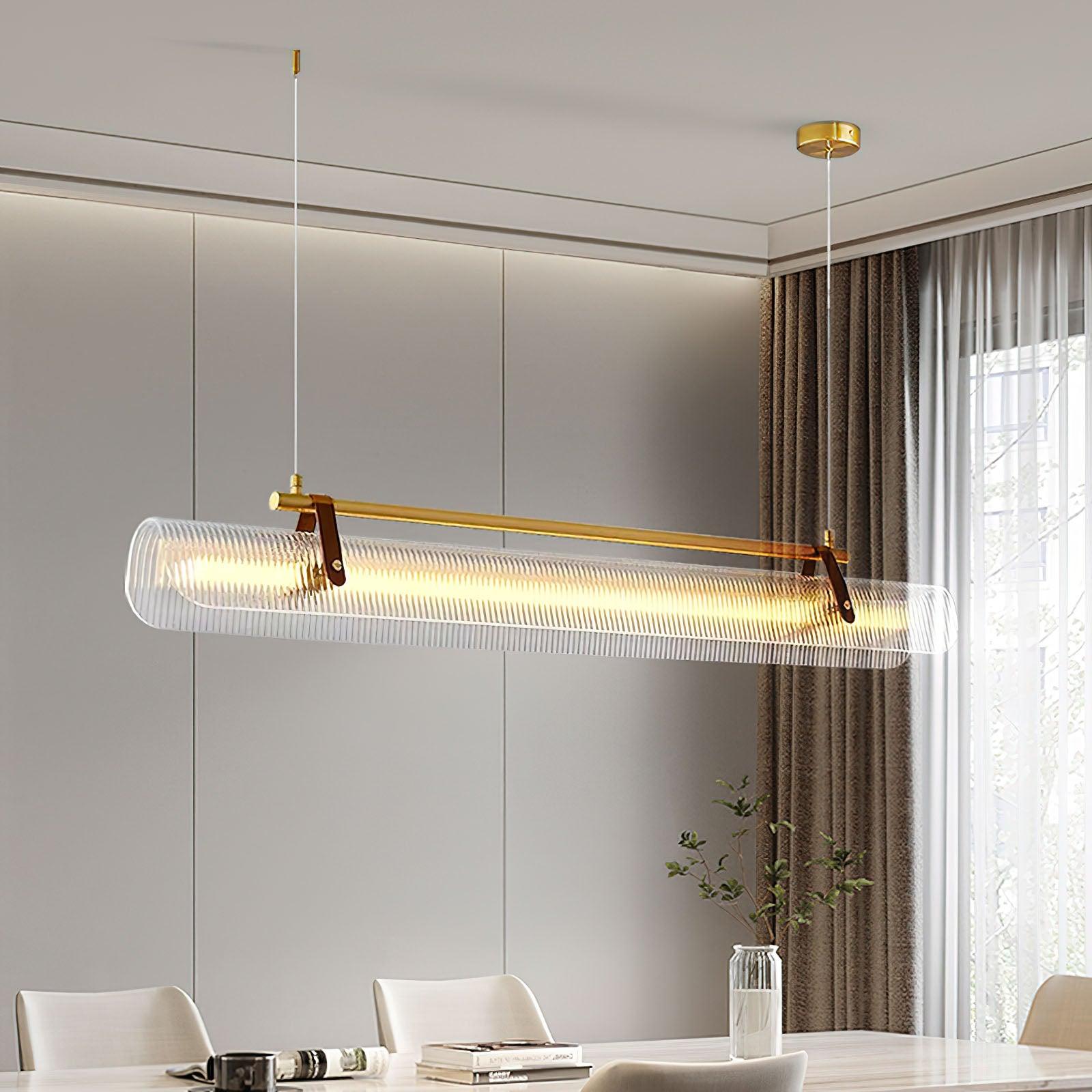 Lustra Pendant Lamp Acrylic Linear Modern for Dining Room - Letslighting