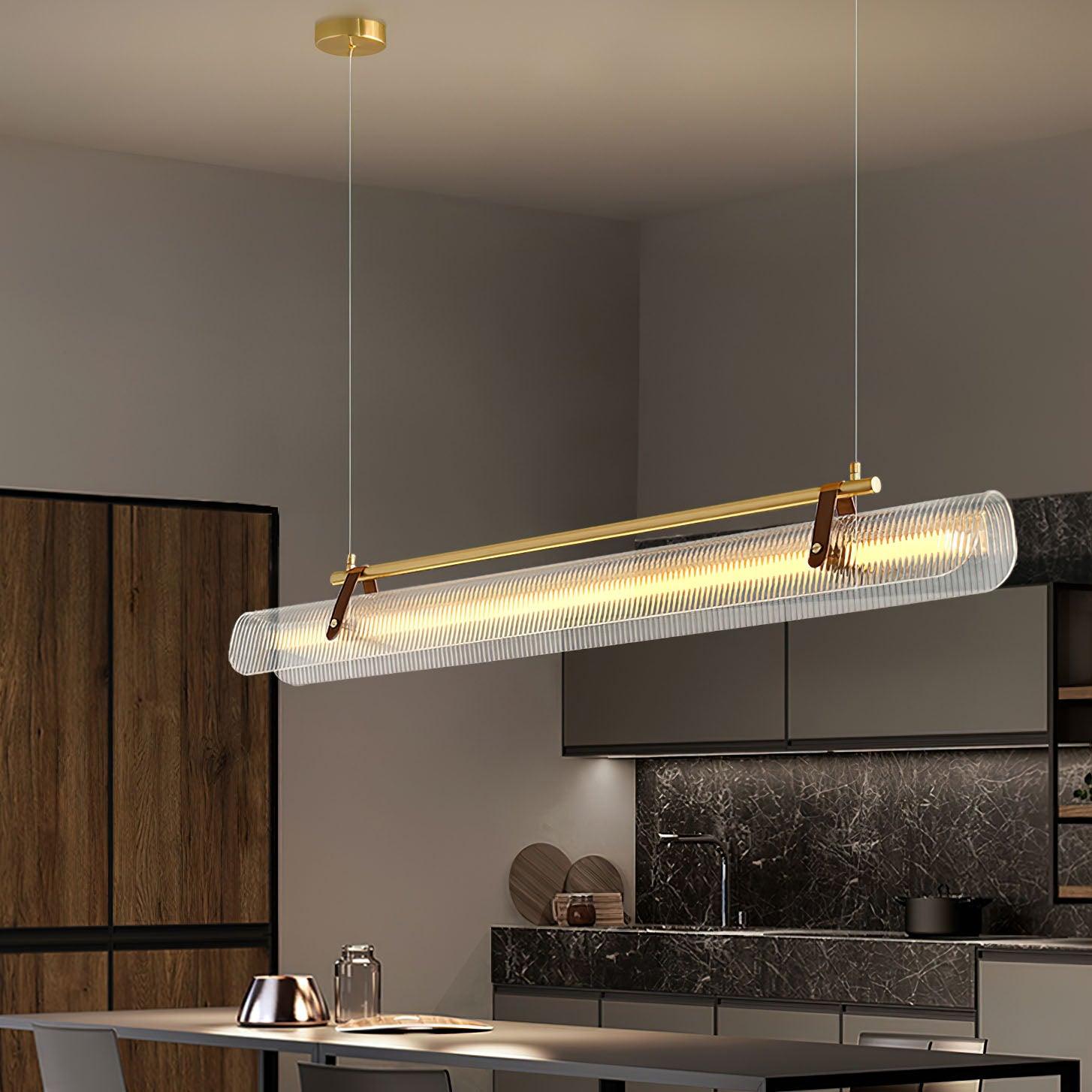 Lustra Pendant Lamp Acrylic Linear Modern for Dining Room - Letslighting