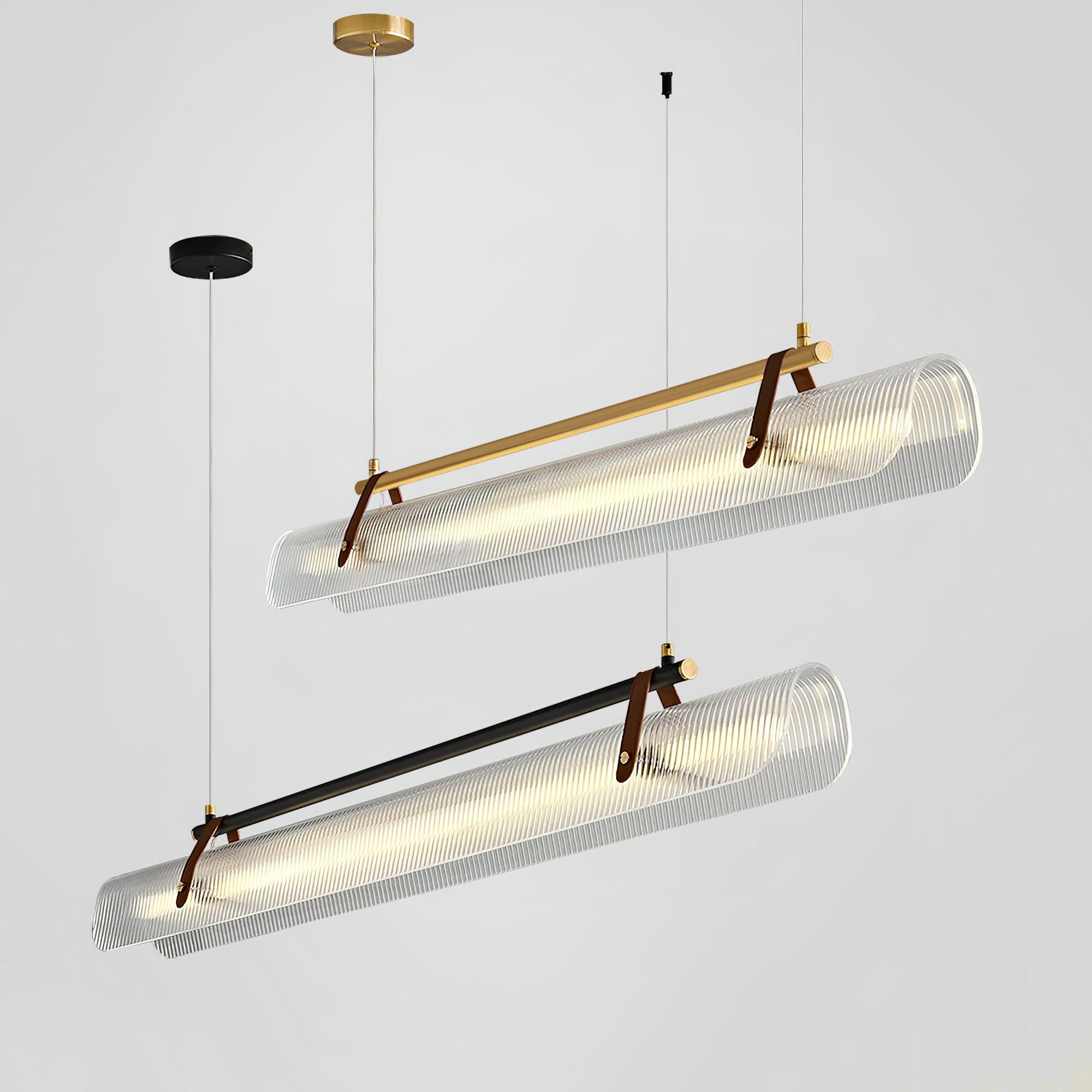 Lustra Pendant Lamp Acrylic Linear Modern for Dining Room - Letslighting