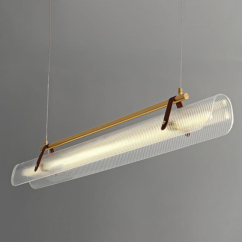 Lustra Pendant Lamp Acrylic Linear Modern for Dining Room - Letslighting
