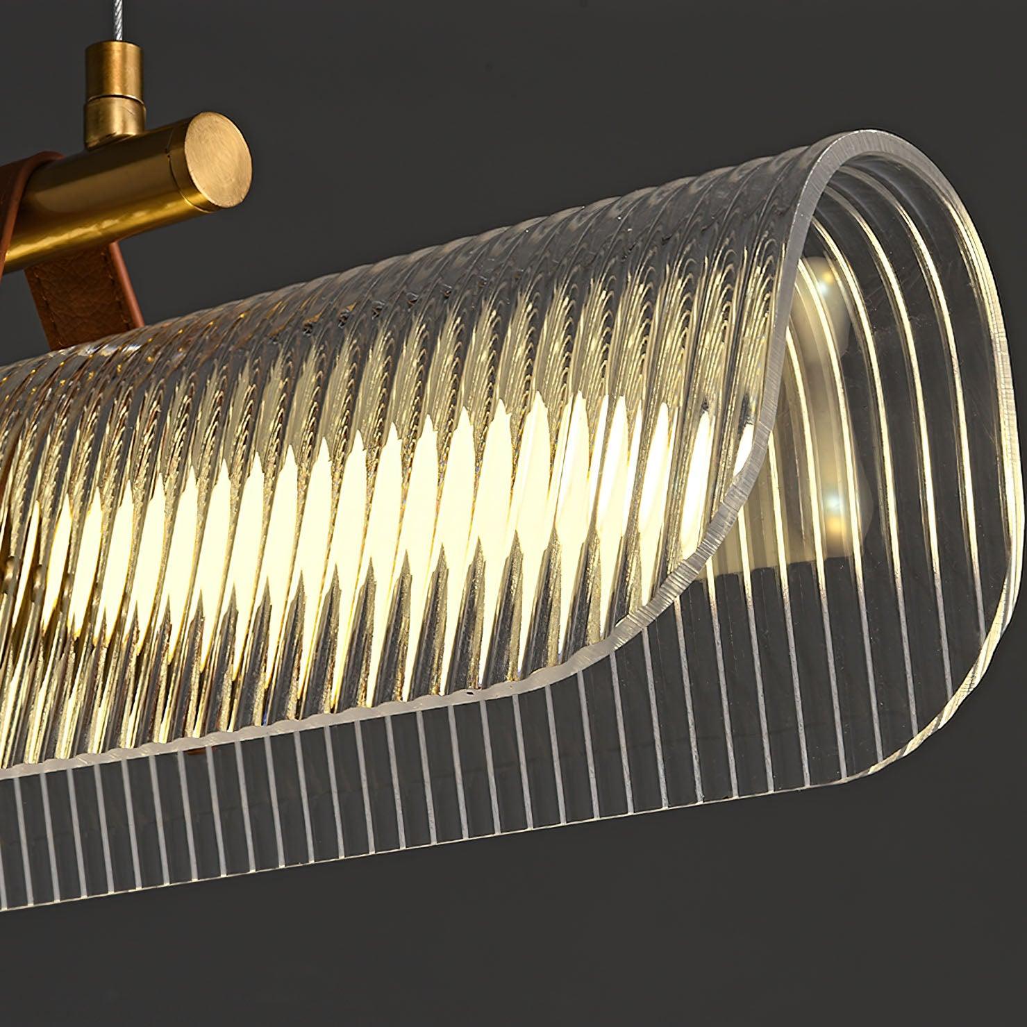 Lustra Pendant Lamp Acrylic Linear Modern for Dining Room - Letslighting
