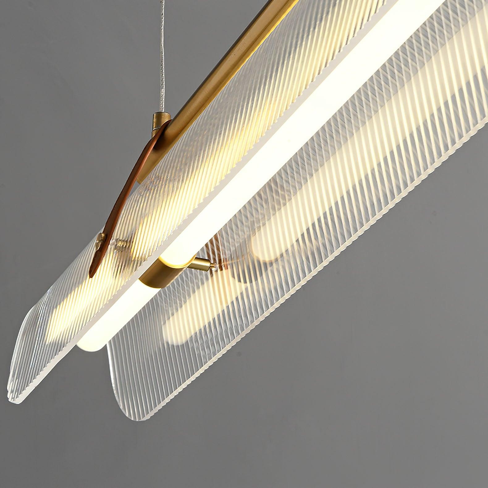 Lustra Pendant Lamp Acrylic Linear Modern for Dining Room - Letslighting