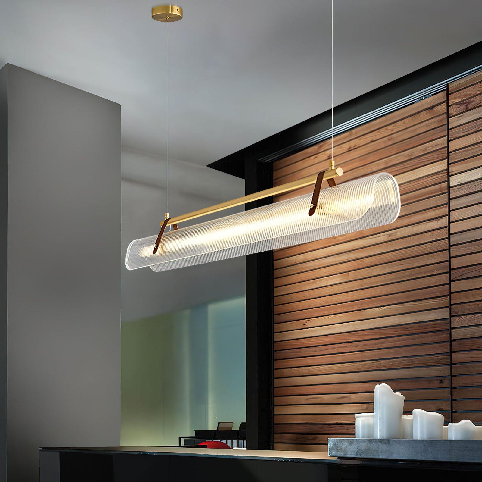 Lustra Pendant Lamp Acrylic Linear Modern for Dining Room - Letslighting