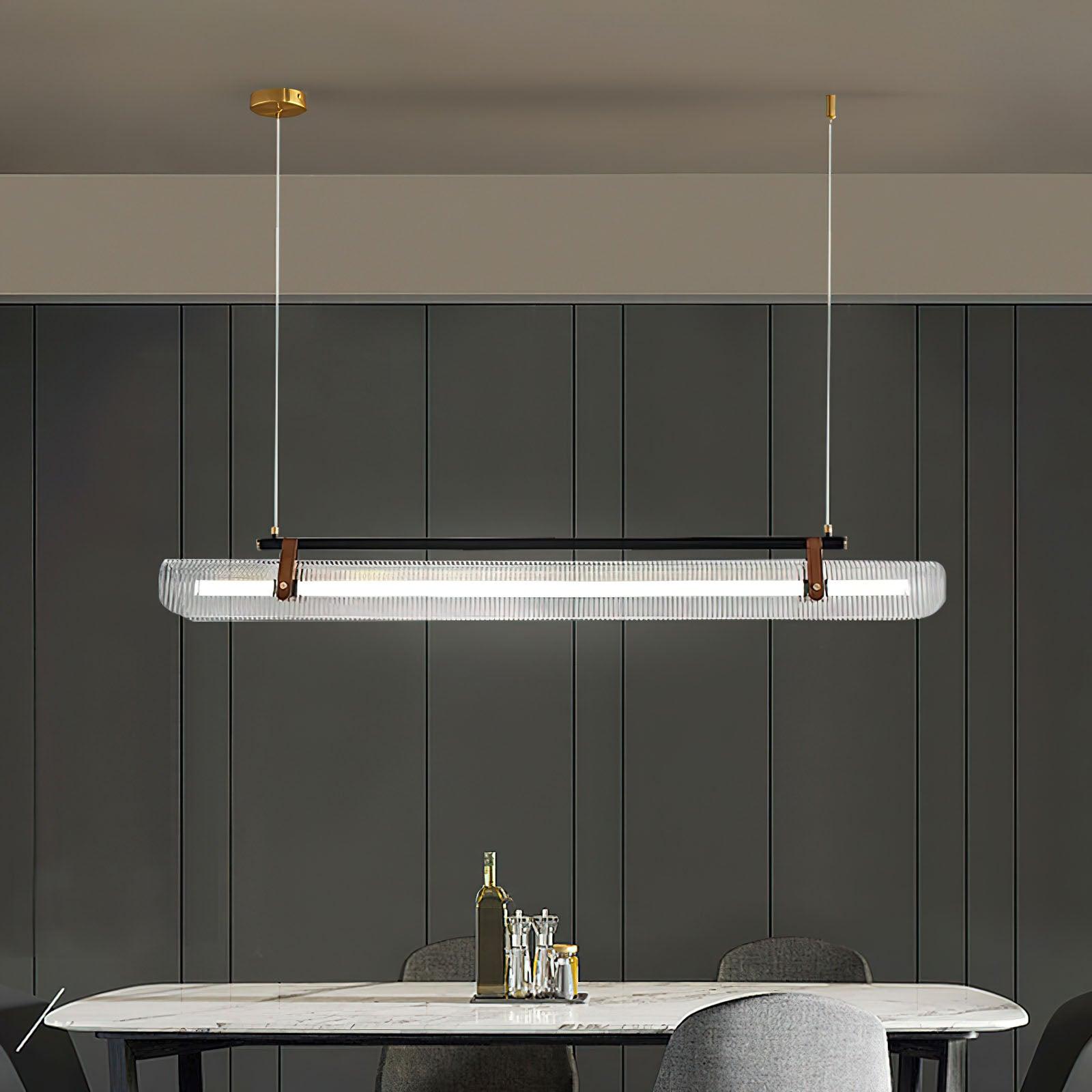 Lustra Pendant Lamp Acrylic Linear Modern for Dining Room - Letslighting