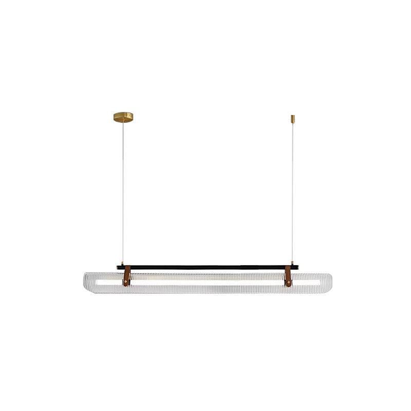 Lustra Pendant Lamp Acrylic Linear Modern for Dining Room - Letslighting