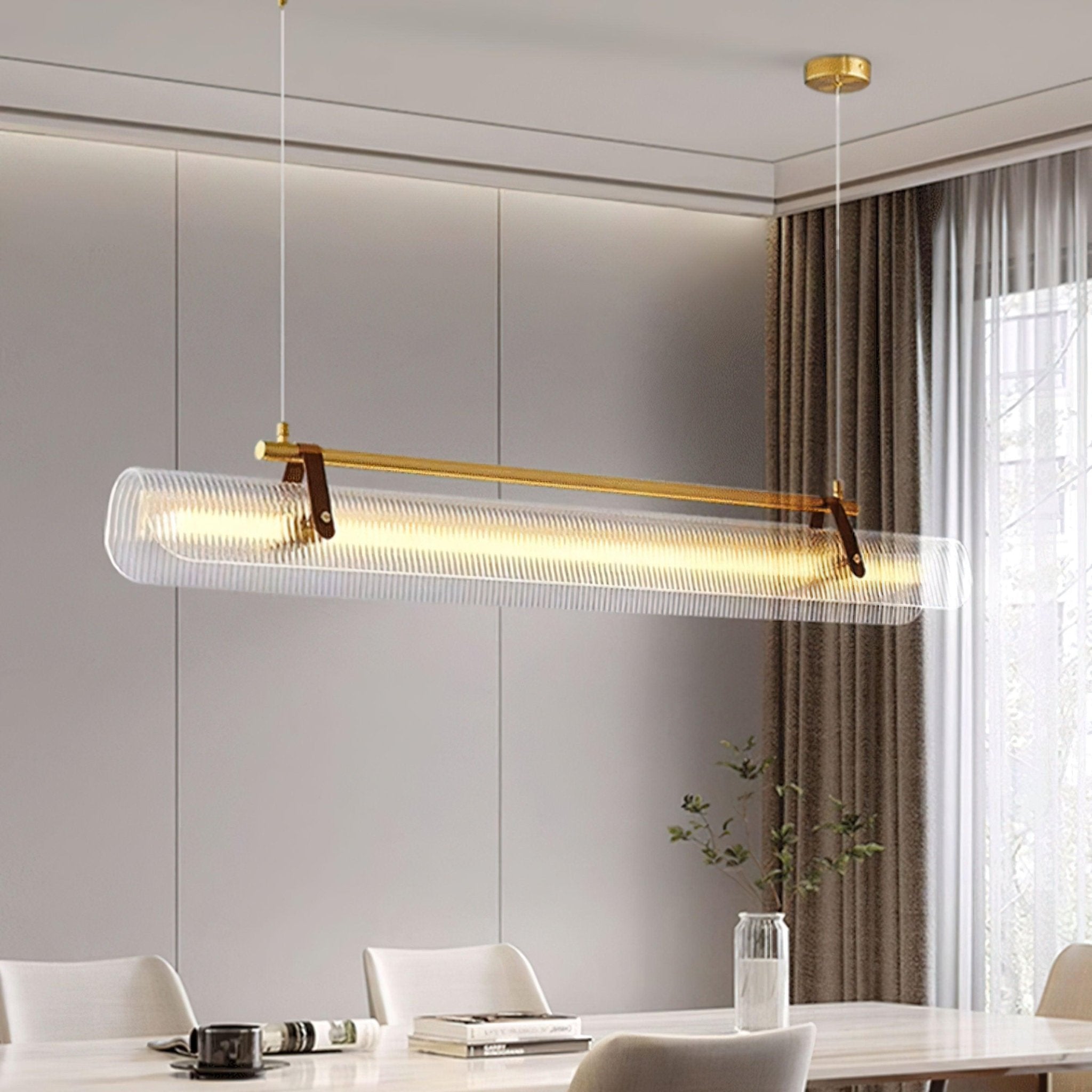 Lustra Pendant Lamp Acrylic Linear Modern for Dining Room - Letslighting